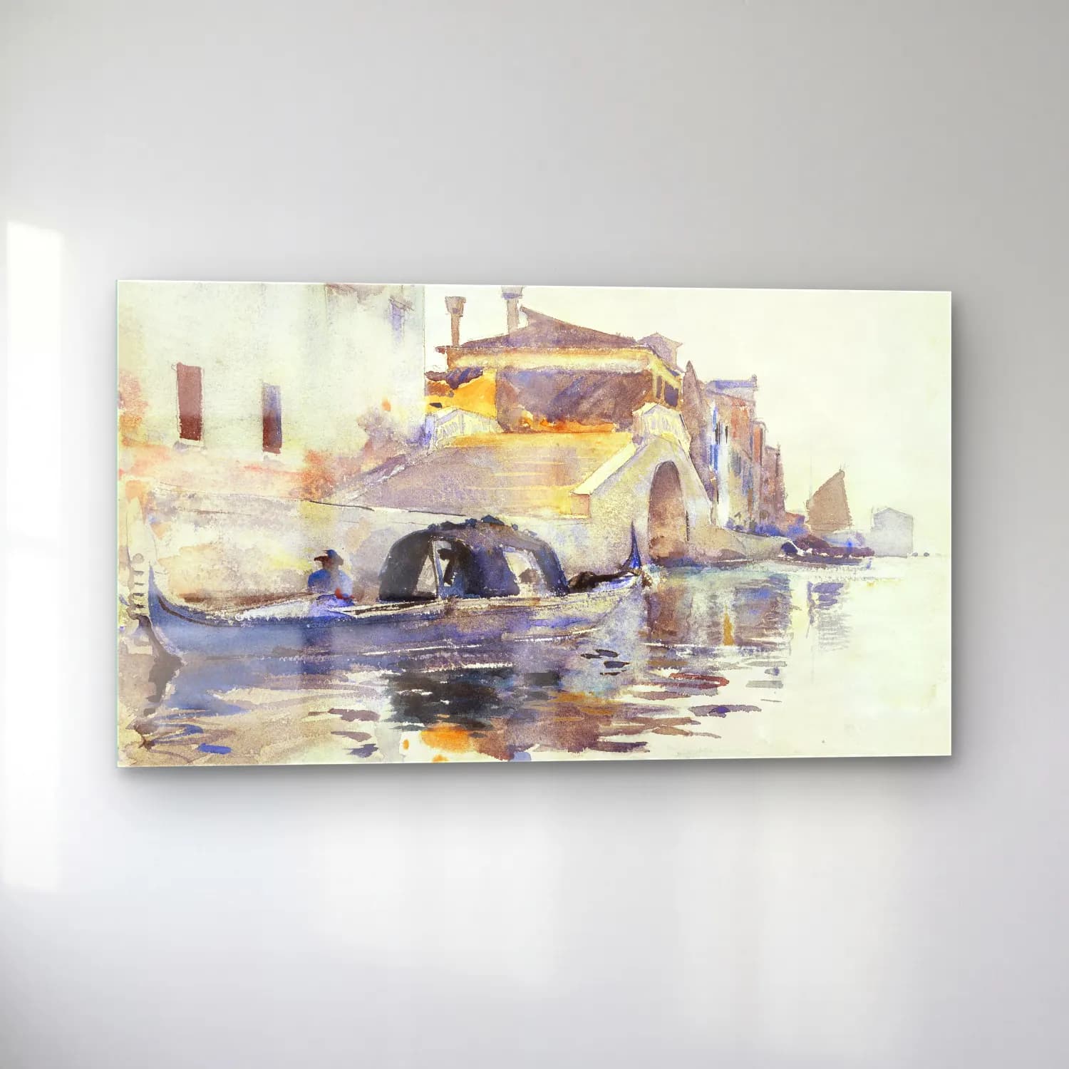 John Singer Sargent – Ponte Panada, Fondamenta Nuove, Venice cam tablo — sol açıdan görünüm
