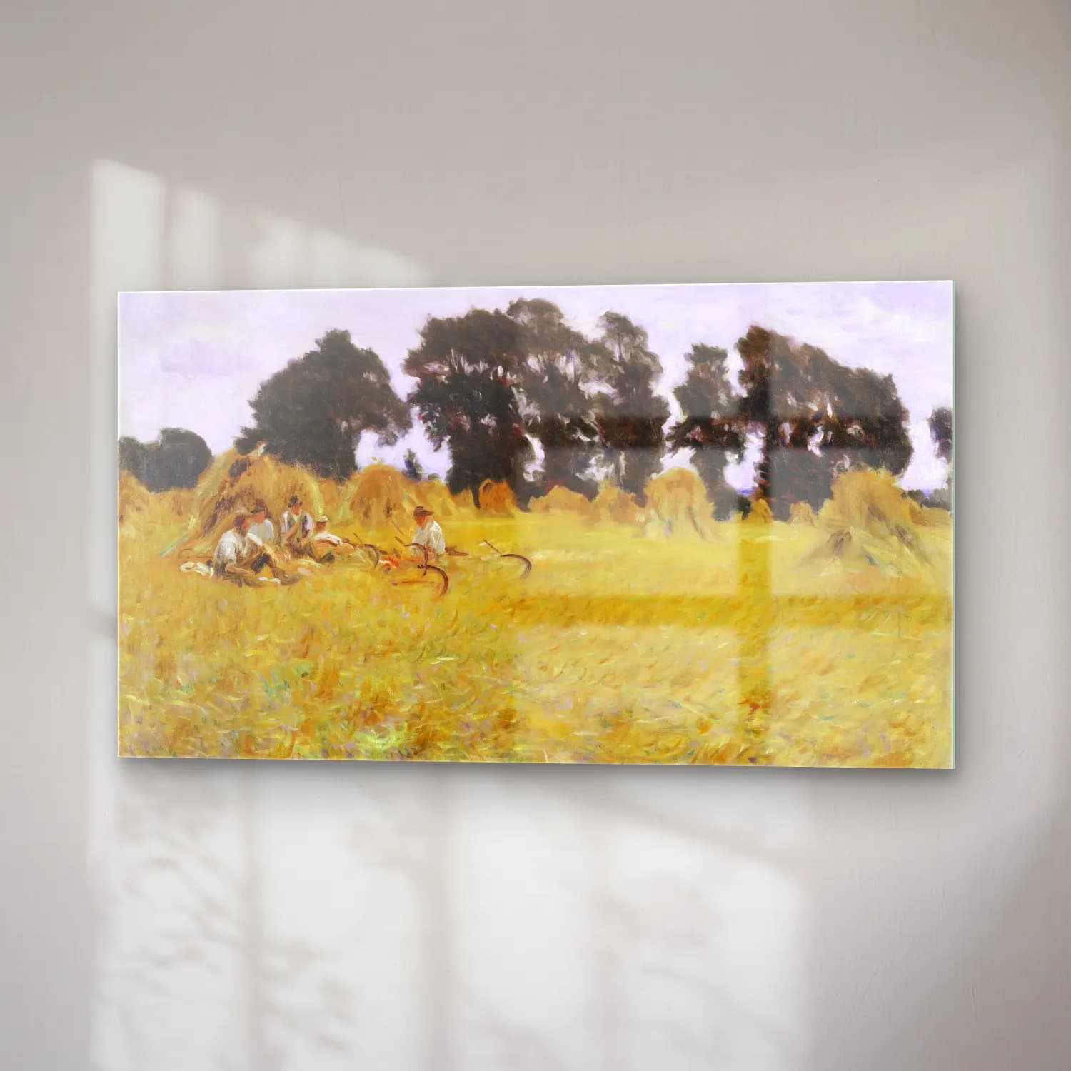 John Singer Sargent – Reapers Resting in a Wheat Field cam tablo — sağ açıdan görünüm