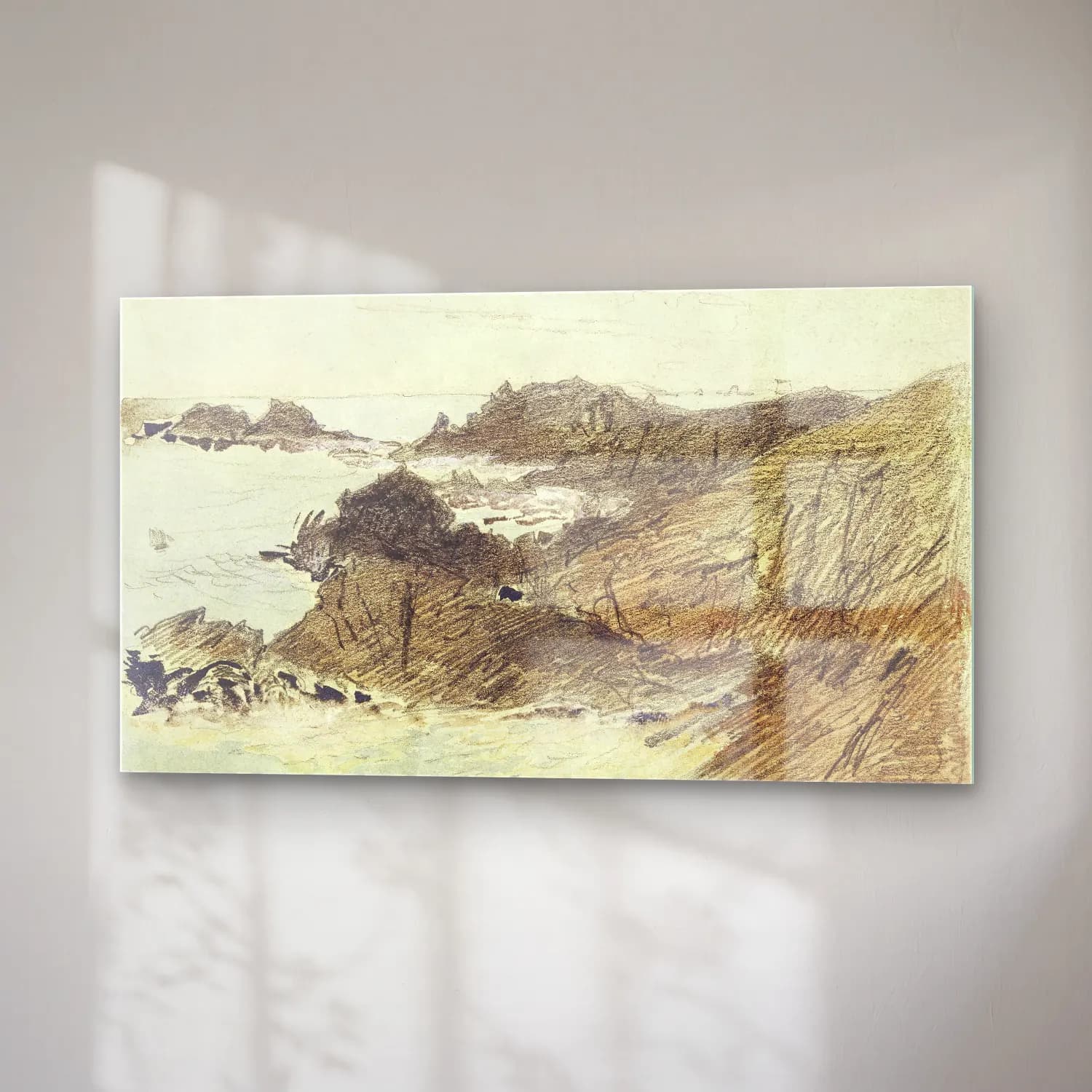 John Singer Sargent – Rocky Coast cam tablo — sağ açıdan görünüm