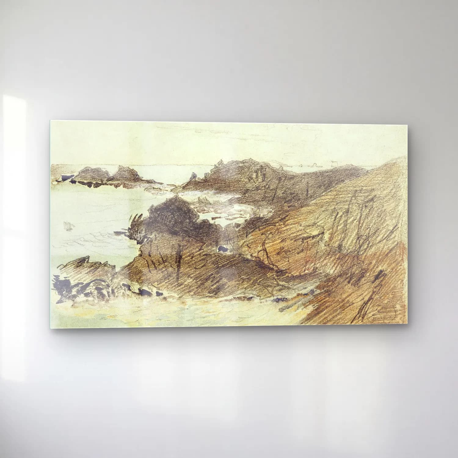 John Singer Sargent – Rocky Coast cam tablo — sol açıdan görünüm