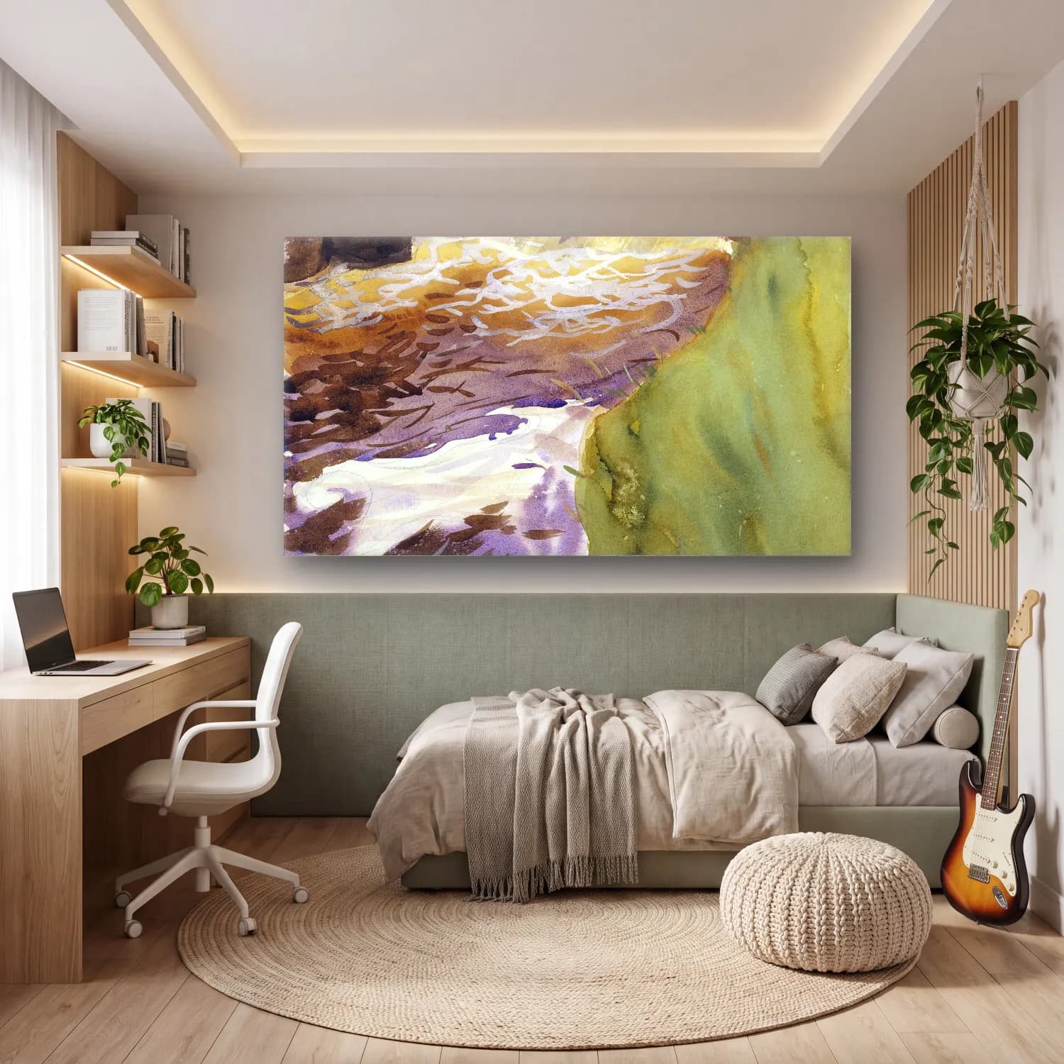 John Singer Sargent – Rushing Water cam tablo — genç odasında