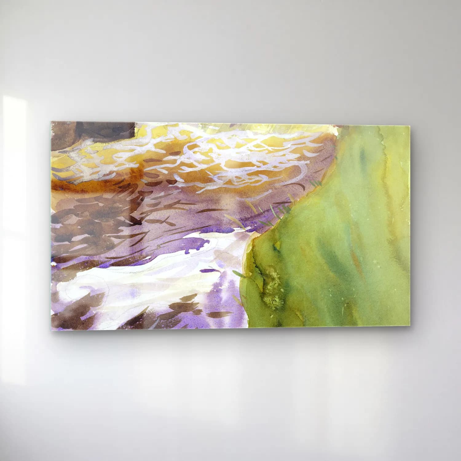 John Singer Sargent – Rushing Water cam tablo — sol açıdan görünüm