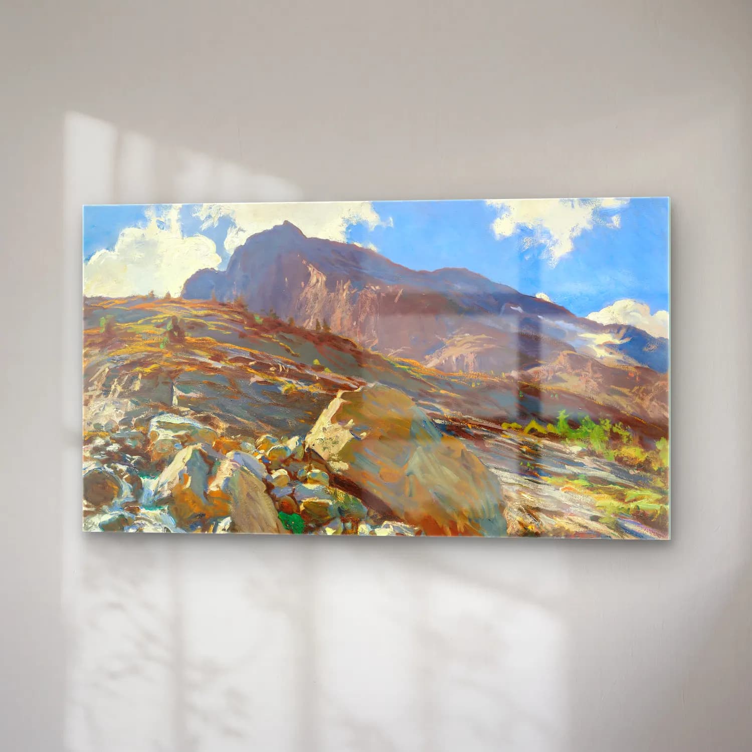 John Singer Sargent – Simplon Pass cam tablo — sağ açıdan görünüm