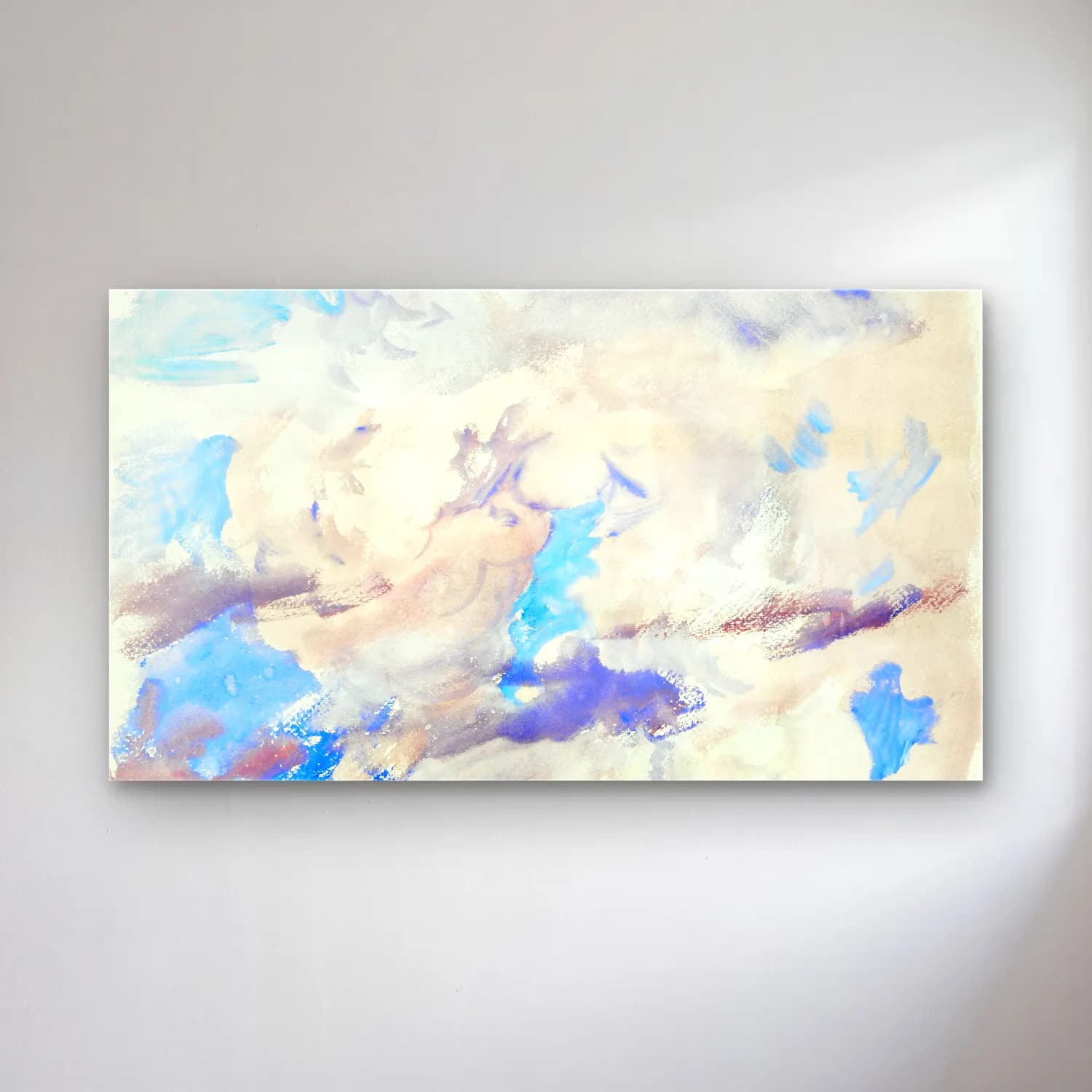 John Singer Sargent – Sky cam tablo — John Singer Sargent – Sky — suluboya bulutlu gökyüzü