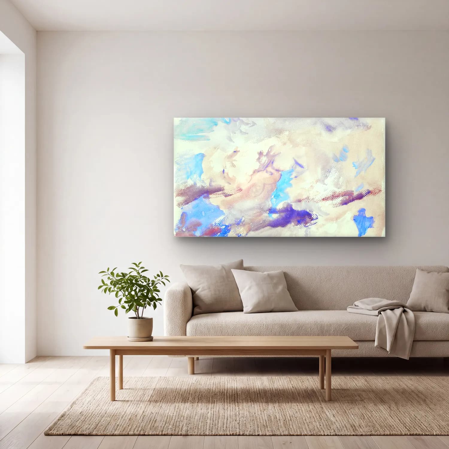 John Singer Sargent – Sky cam tablo — açık renk salonda
