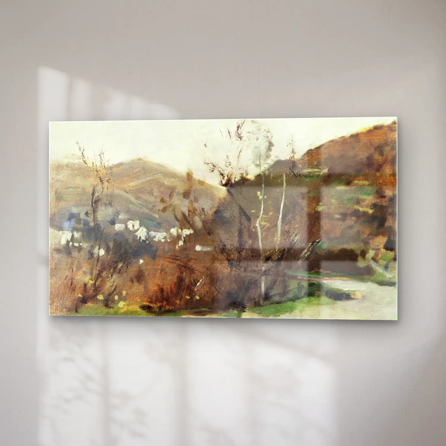 John Singer Sargent – Spanish Landscape cam tablo — sağ açıdan görünüm