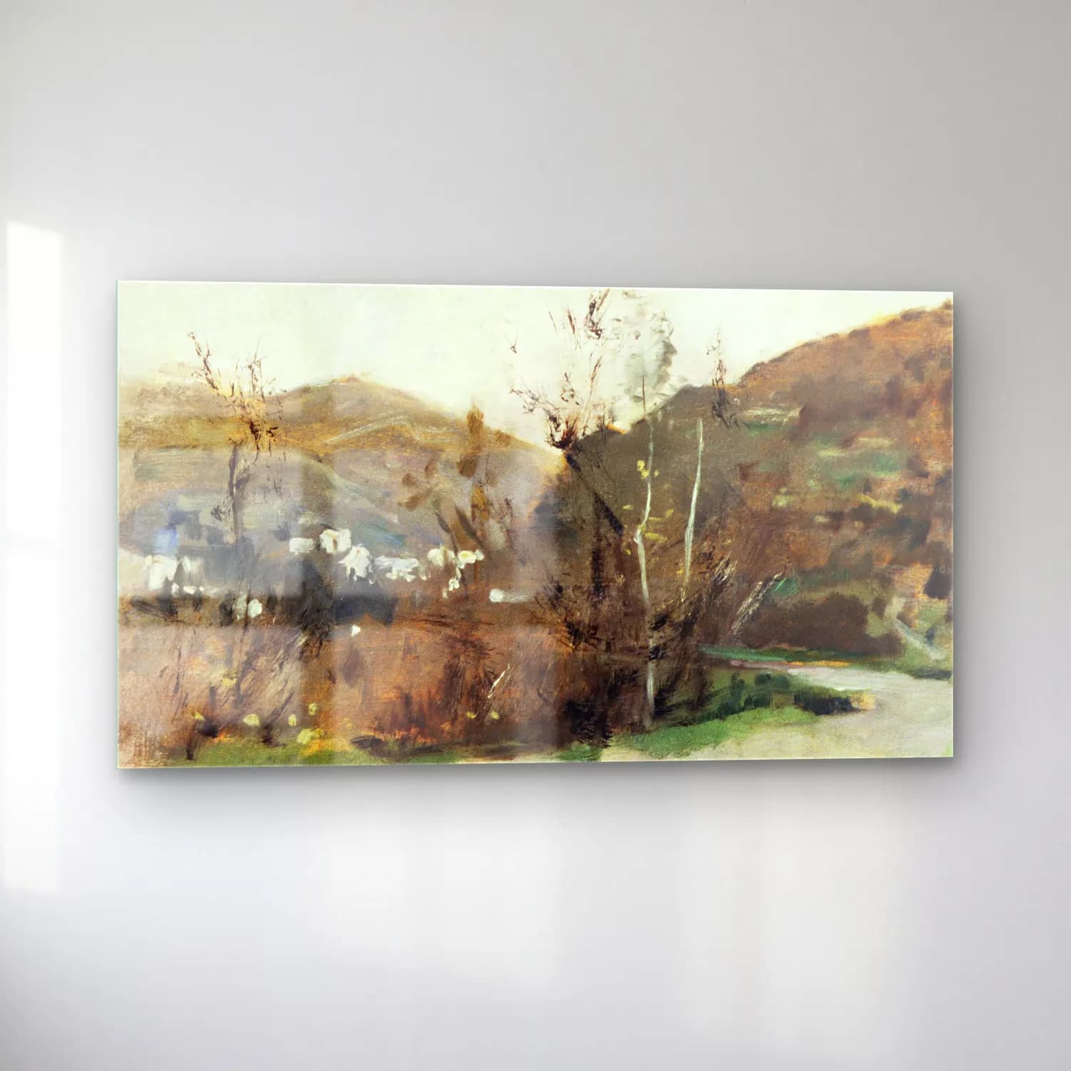 John Singer Sargent – Spanish Landscape cam tablo — sol açıdan görünüm