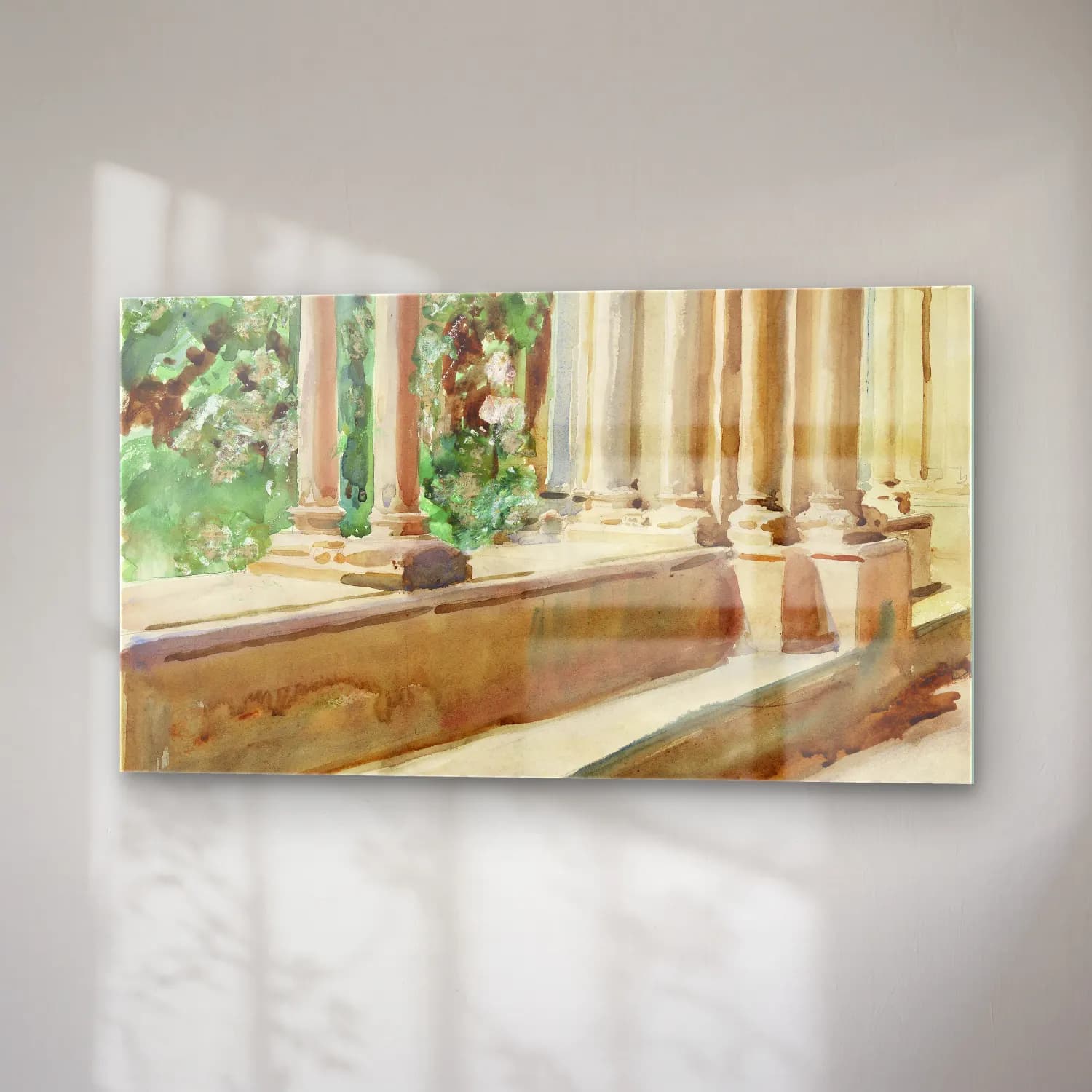 John Singer Sargent – Tarragona Terrace and Garden cam tablo — sağ açıdan görünüm