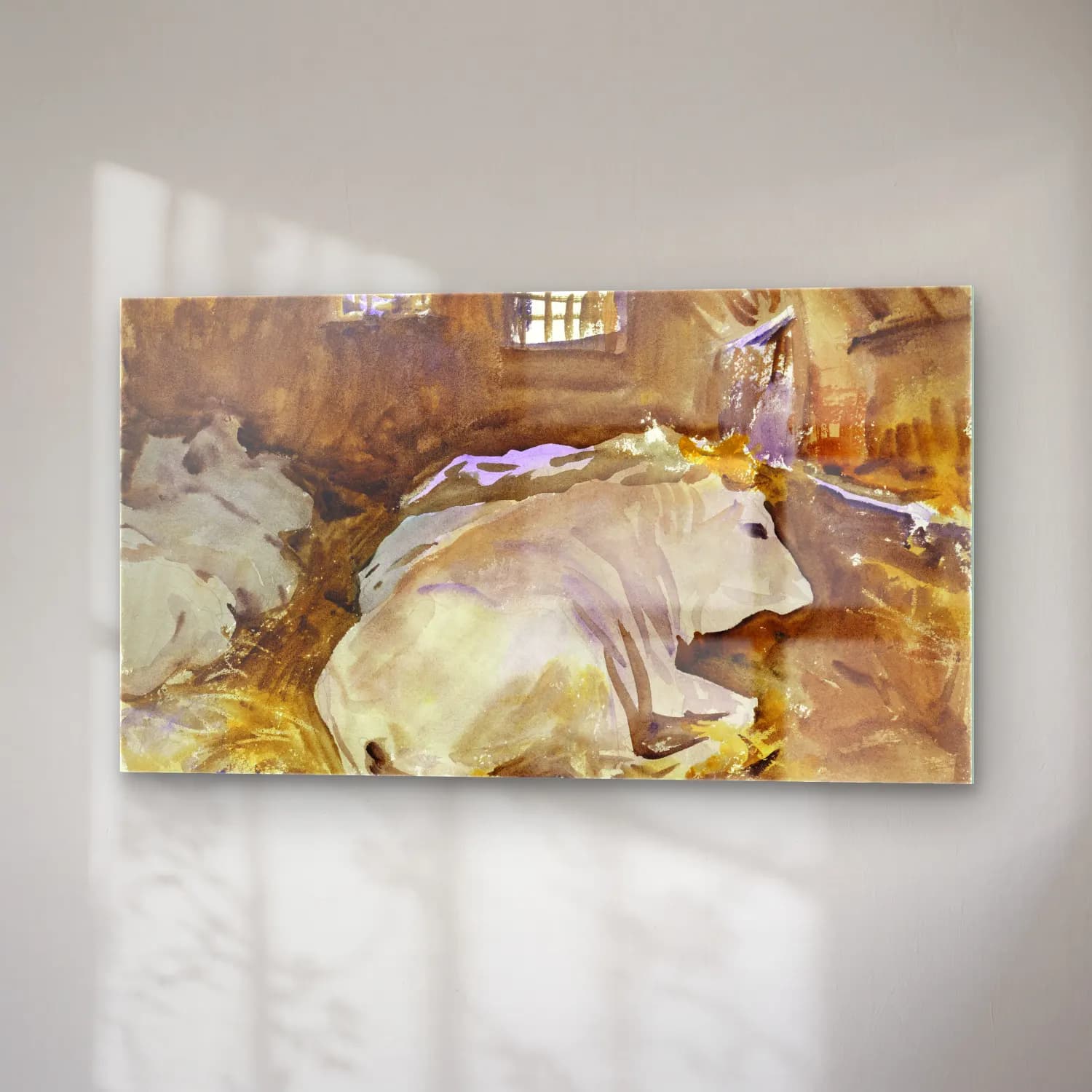 John Singer Sargent – Three Oxen cam tablo — sağ açıdan görünüm
