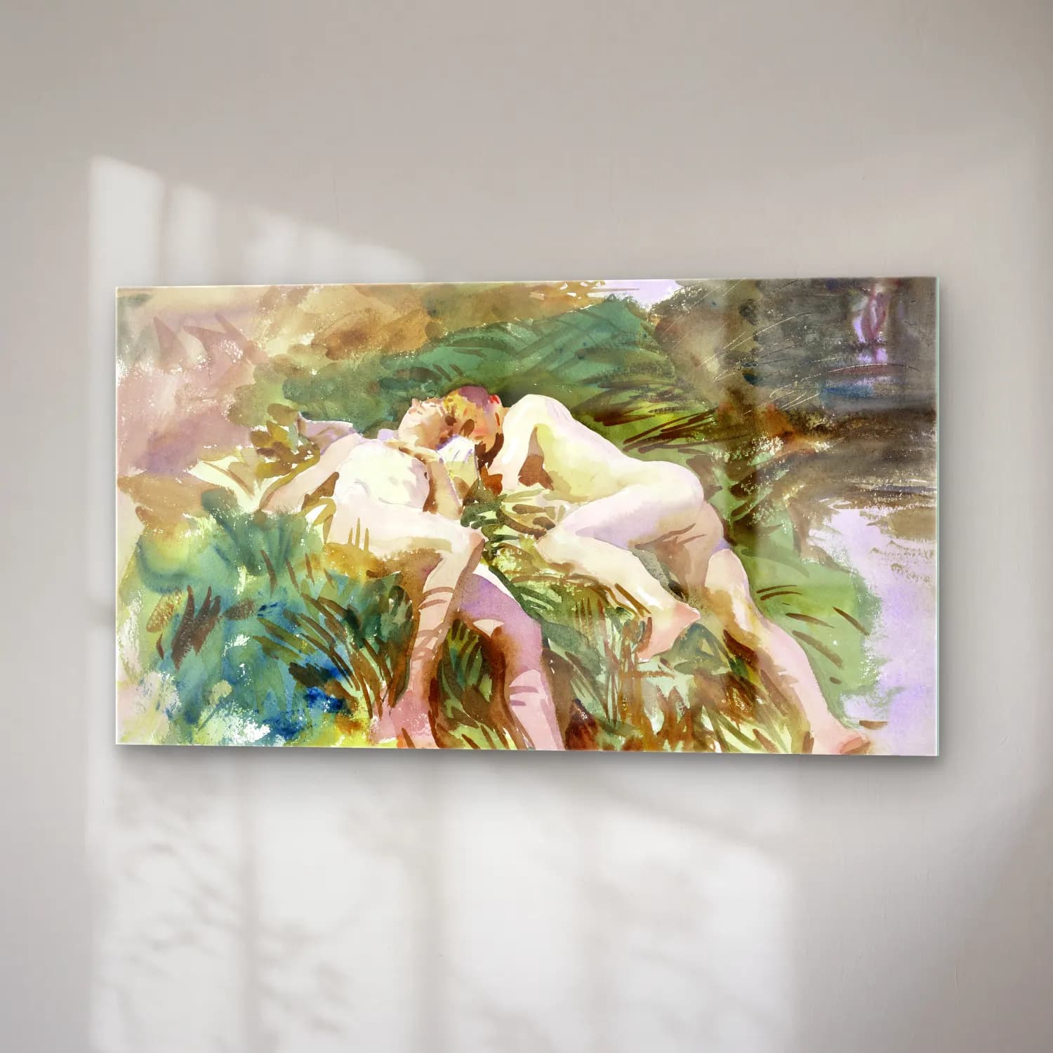 John Singer Sargent – Tommies Bathing cam tablo — sağ açıdan görünüm