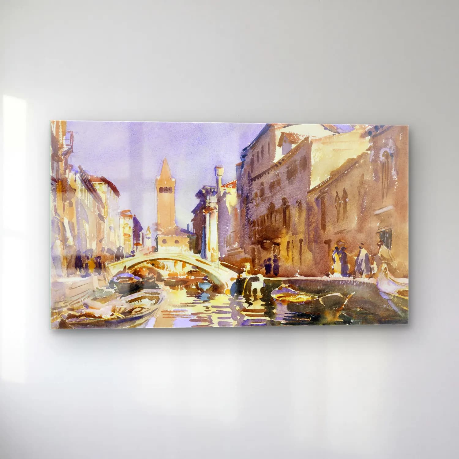 John Singer Sargent – Venetian Cana cam tablo — sol açıdan görünüm