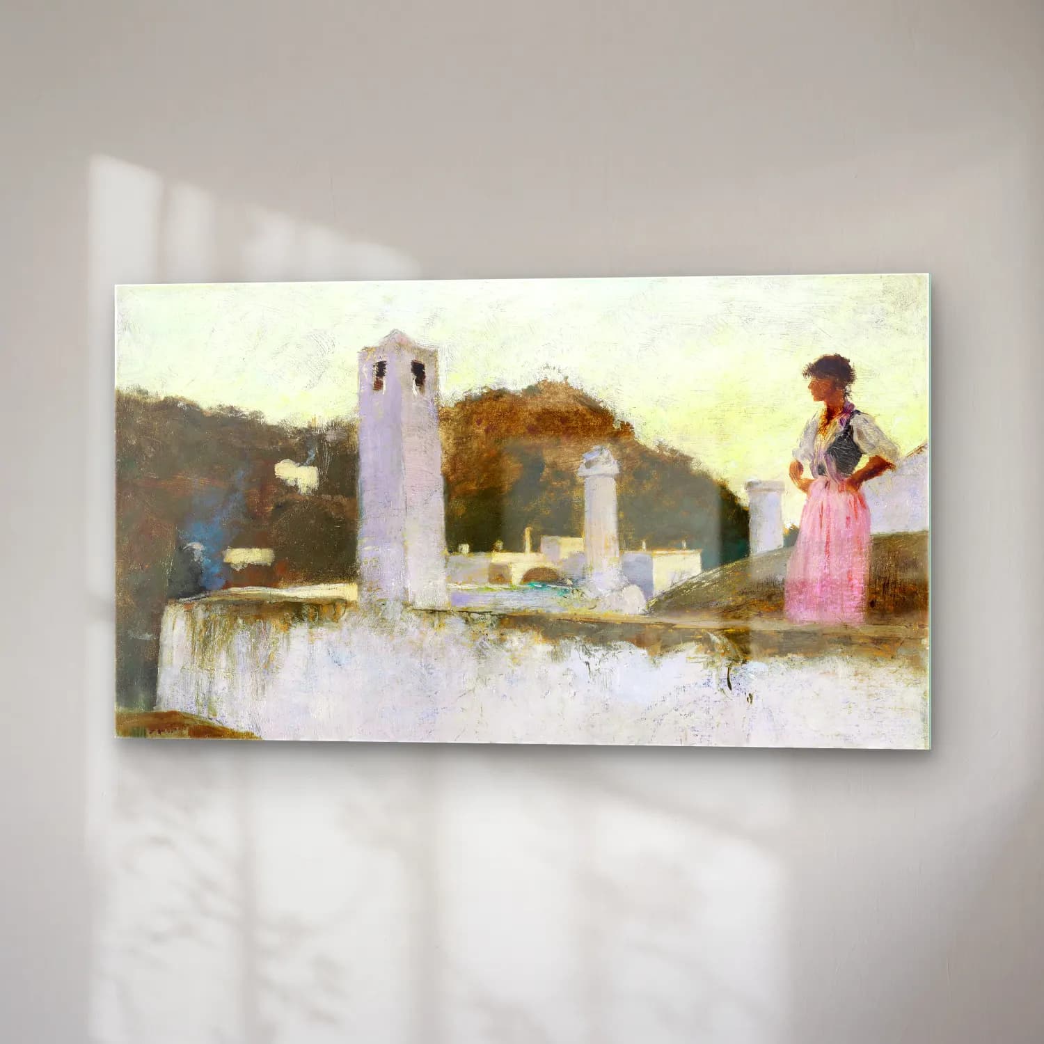 John Singer Sargent – View of Capri cam tablo — sağ açıdan görünüm