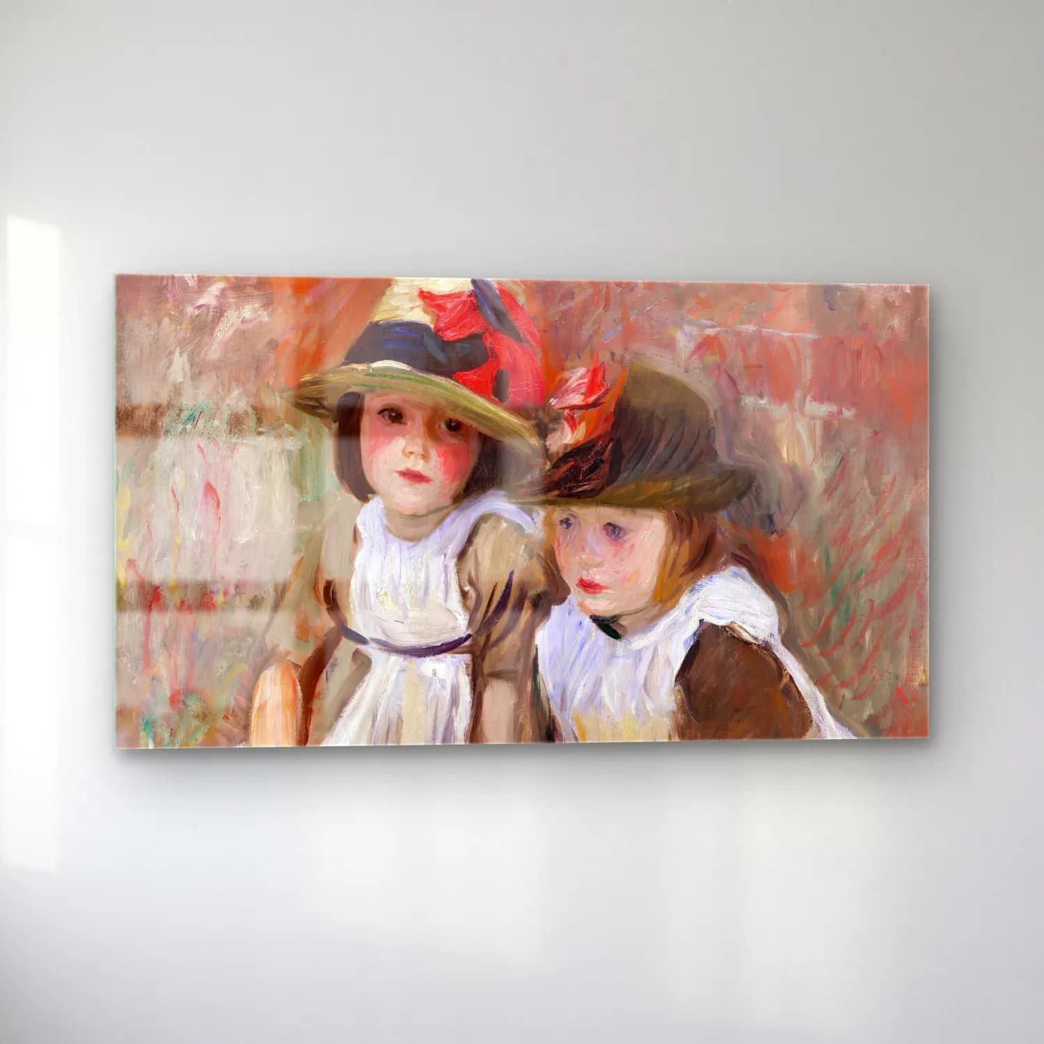 John Singer Sargent – Village Children cam tablo — sol açıdan görünüm