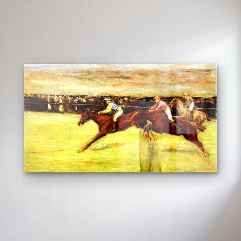 Max Liebermann – At the Races cam tablo — Max Liebermann – At the Races — empresyonist atlı