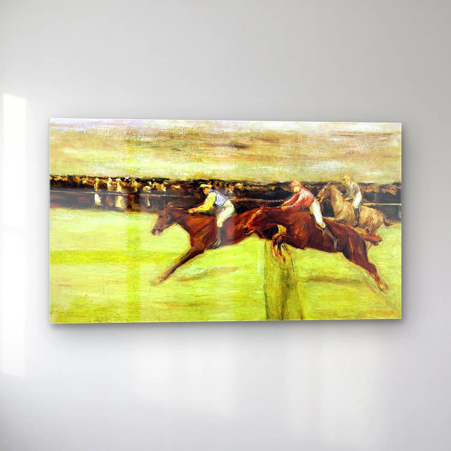 Max Liebermann – At the Races cam tablo — sol açıdan görünüm