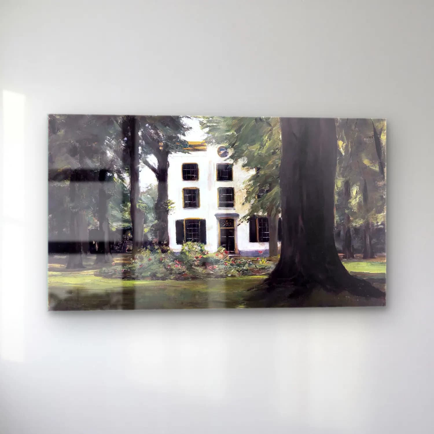 Max Liebermann – Country House at Hilversum cam tablo — sol açıdan görünüm