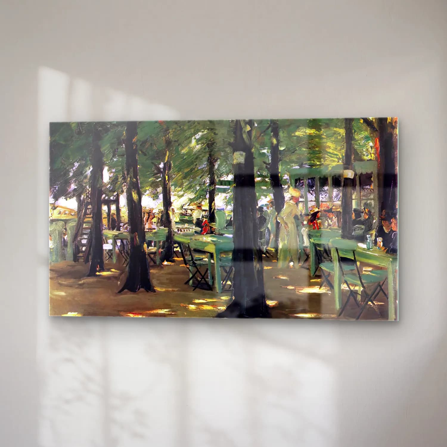 Max Liebermann – De Oude Vinck Restaurant, Leiden cam tablo — sağ açıdan görünüm