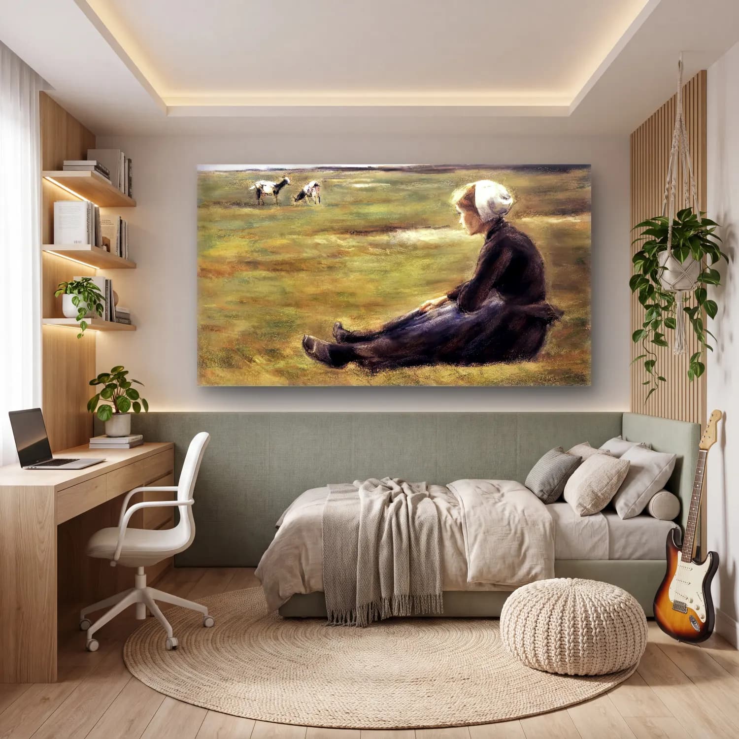 Max Liebermann – In the Field cam tablo — genç odasında