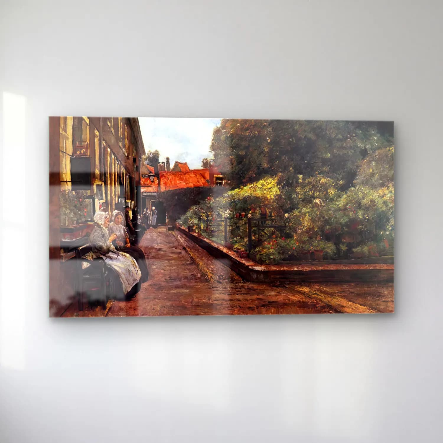 Max Liebermann – Stevenstift in Leiden cam tablo — sol açıdan görünüm