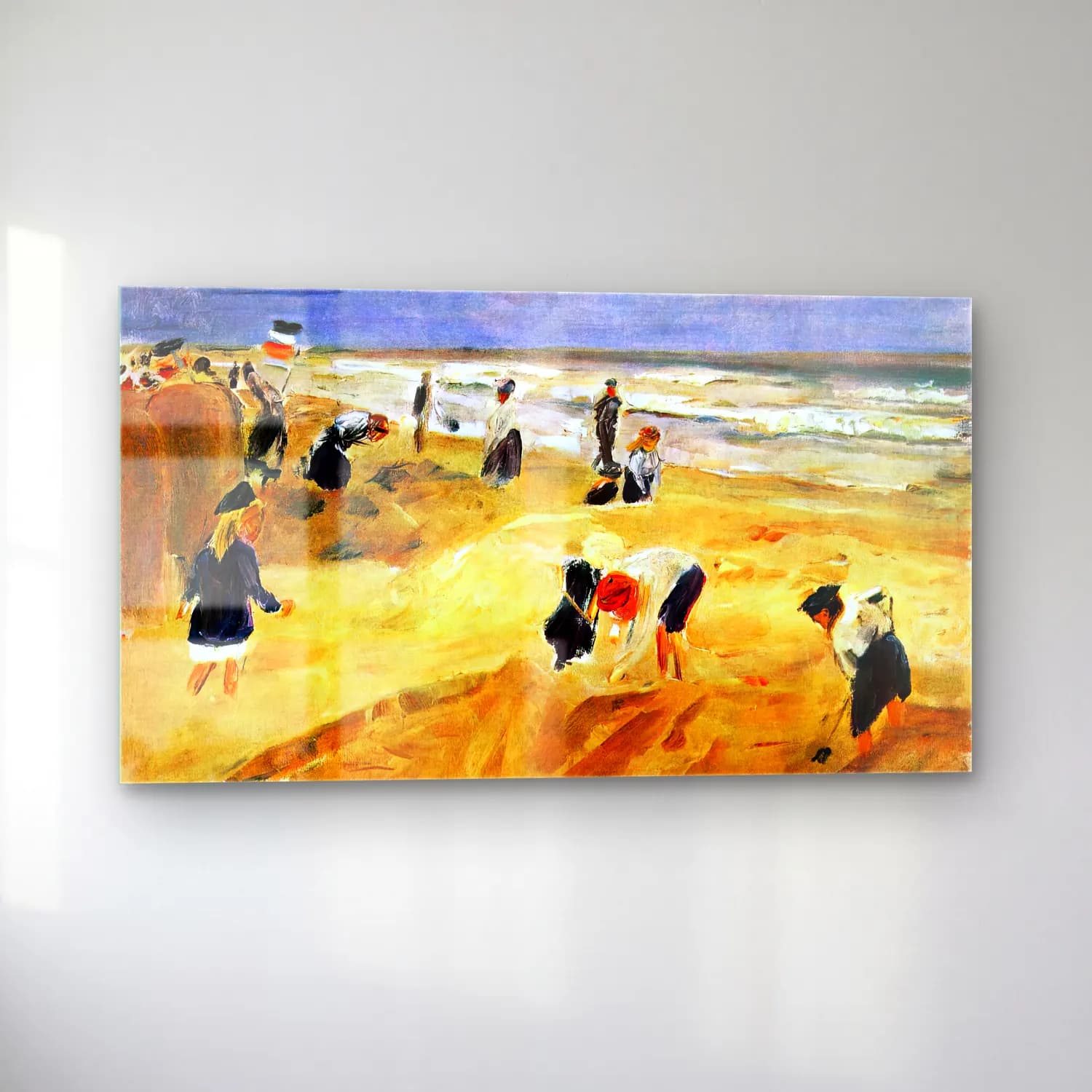 Max Liebermann – The Beach at Nordwijk cam tablo — sol açıdan görünüm