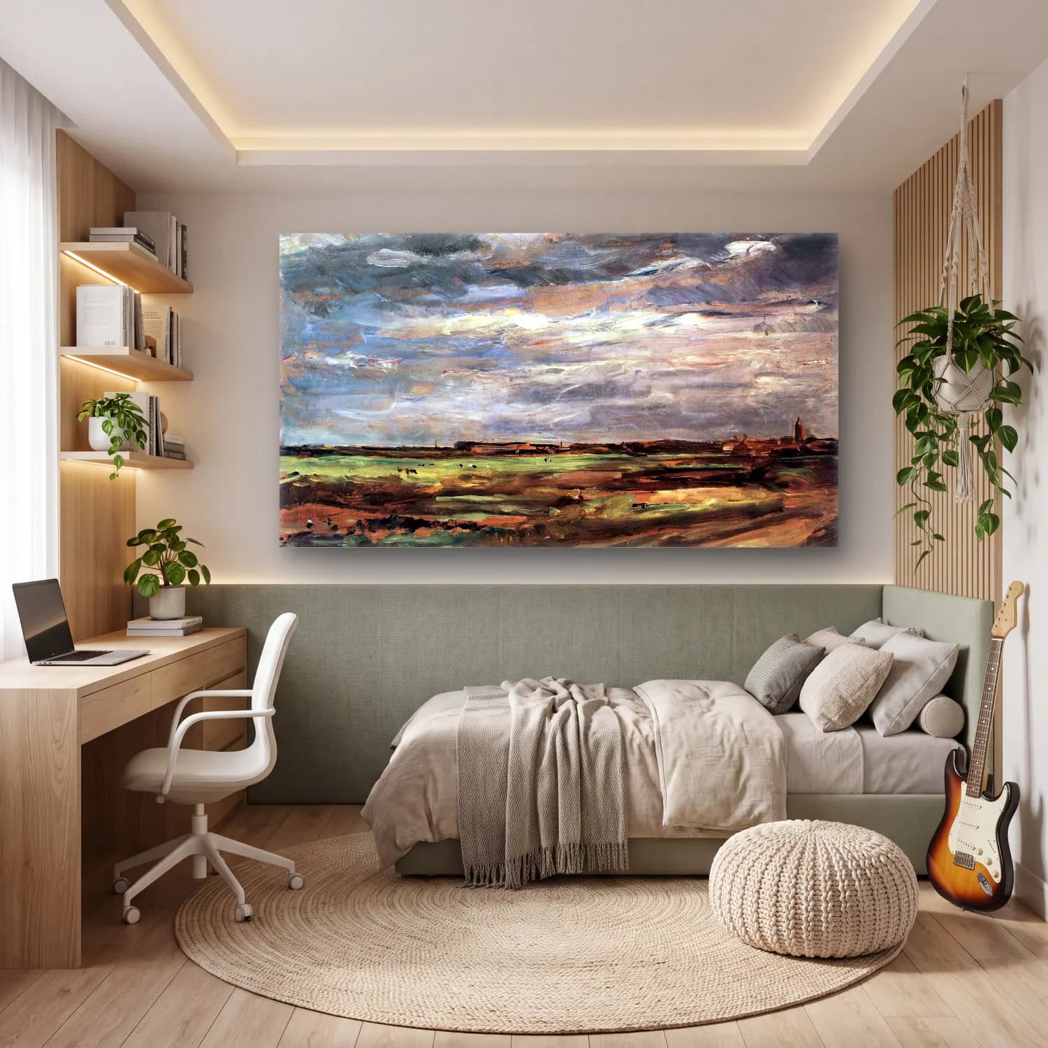 Max Liebermann – The Dunes at Noordwijk cam tablo — genç odasında