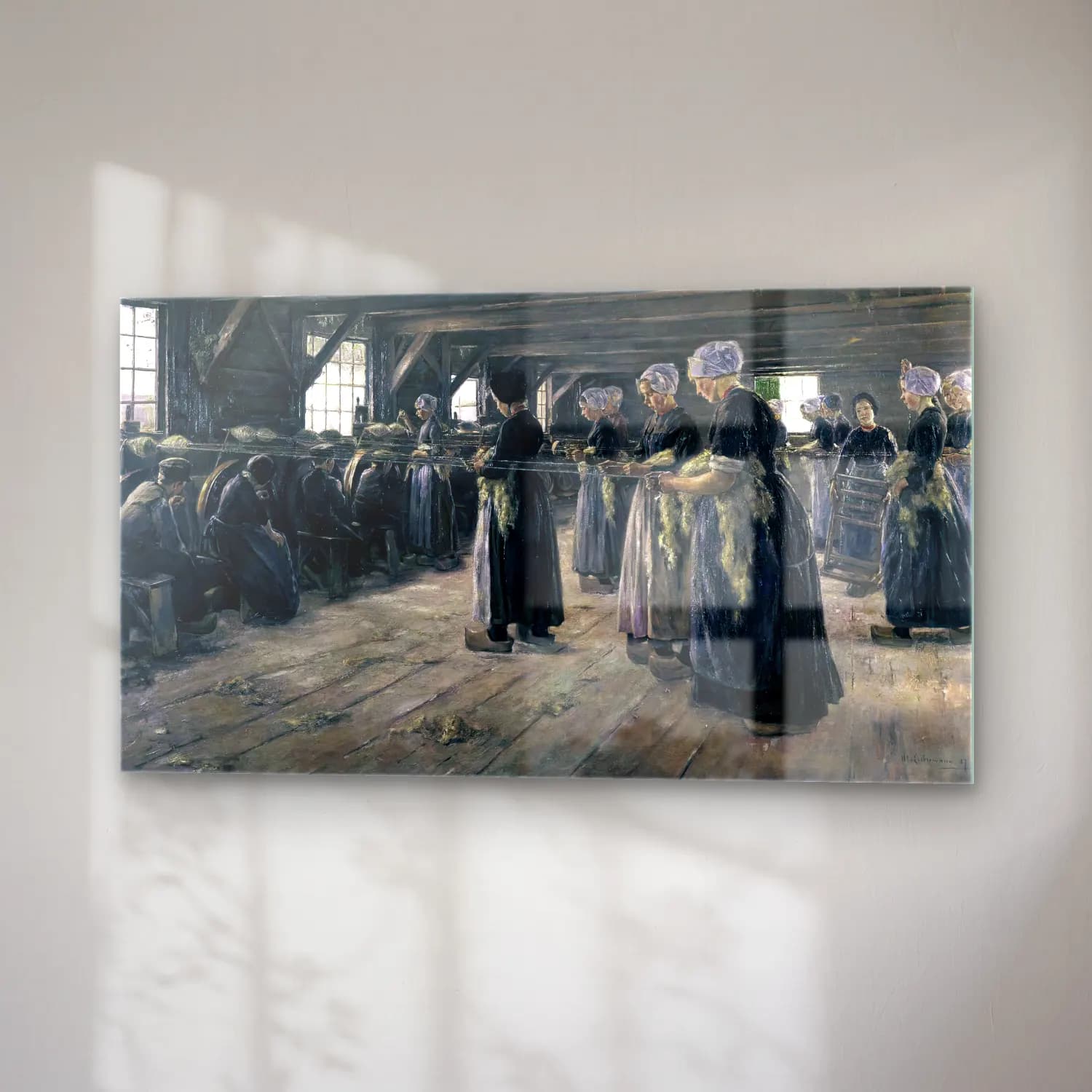 Max Liebermann – The Flax Barn at Laren cam tablo — sağ açıdan görünüm