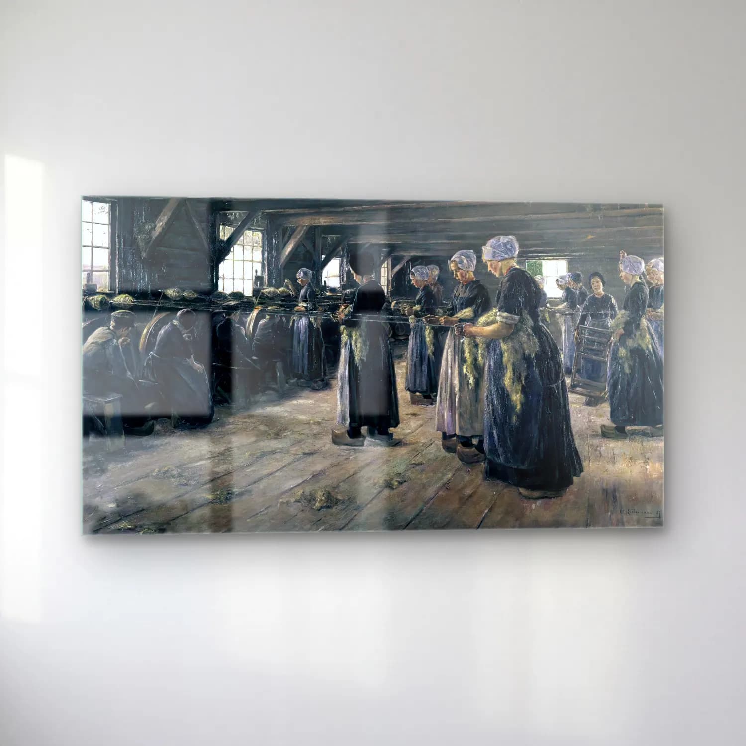 Max Liebermann – The Flax Barn at Laren cam tablo — sol açıdan görünüm