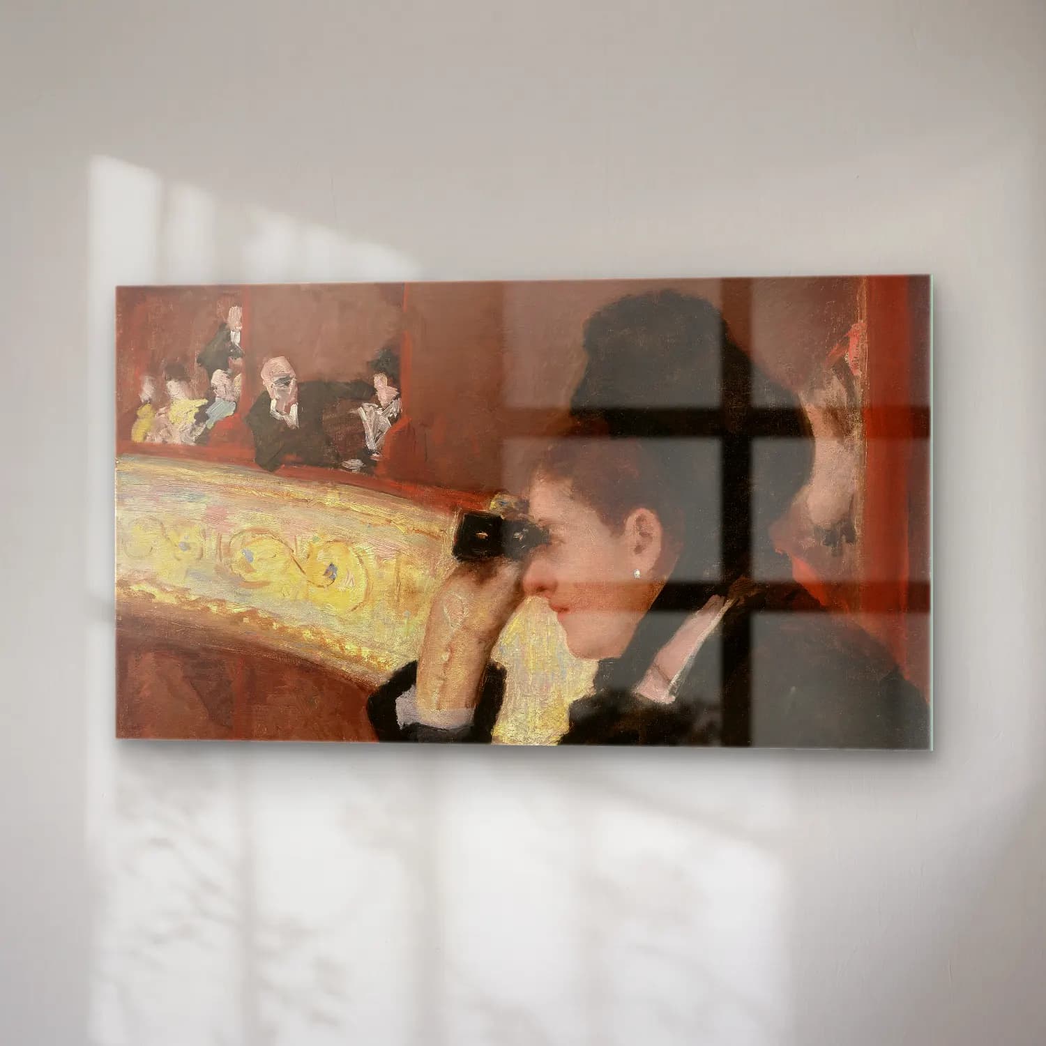Mary Cassatt – Cassatt - In the Loge cam tablo — sağ açıdan görünüm