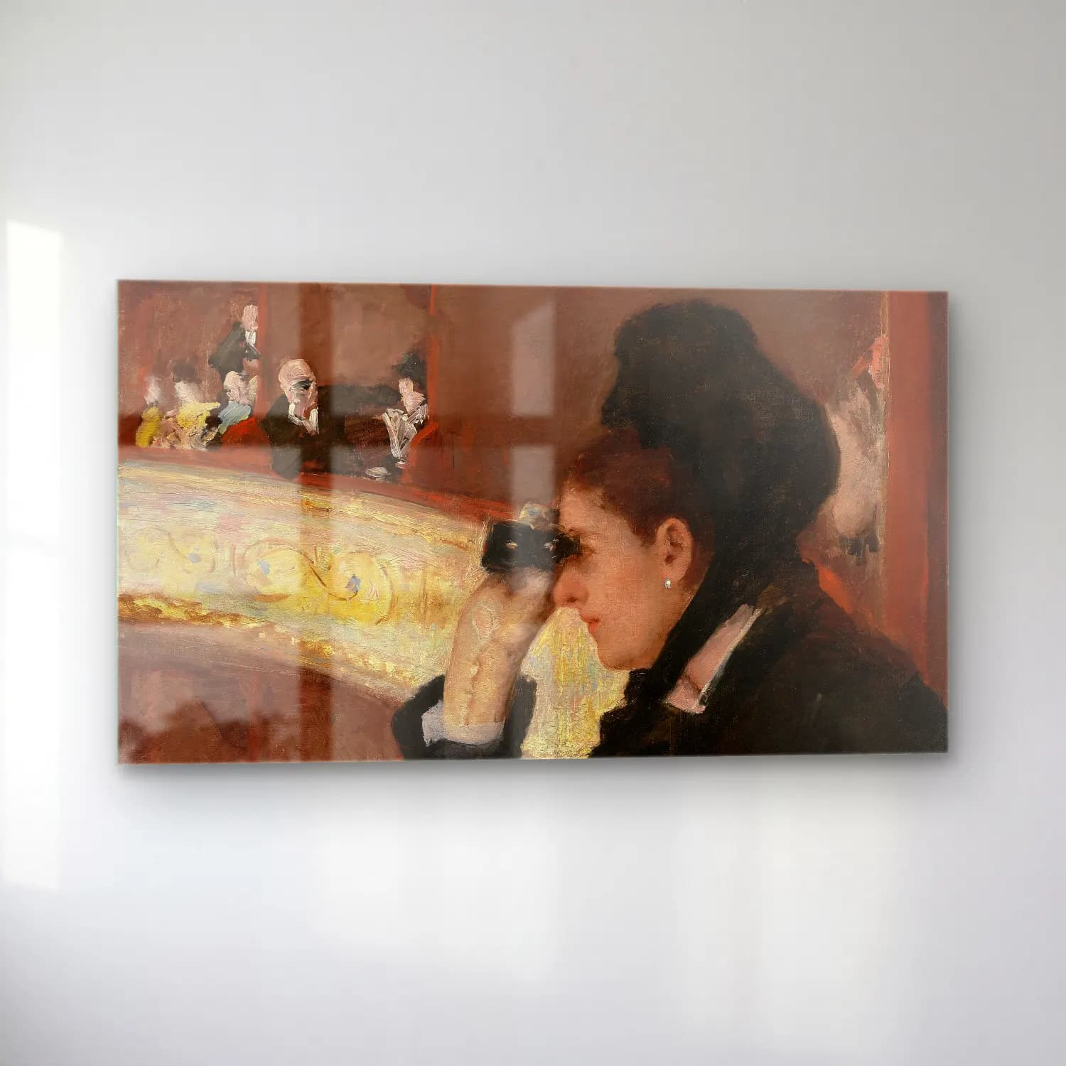 Mary Cassatt – Cassatt - In the Loge cam tablo — sol açıdan görünüm