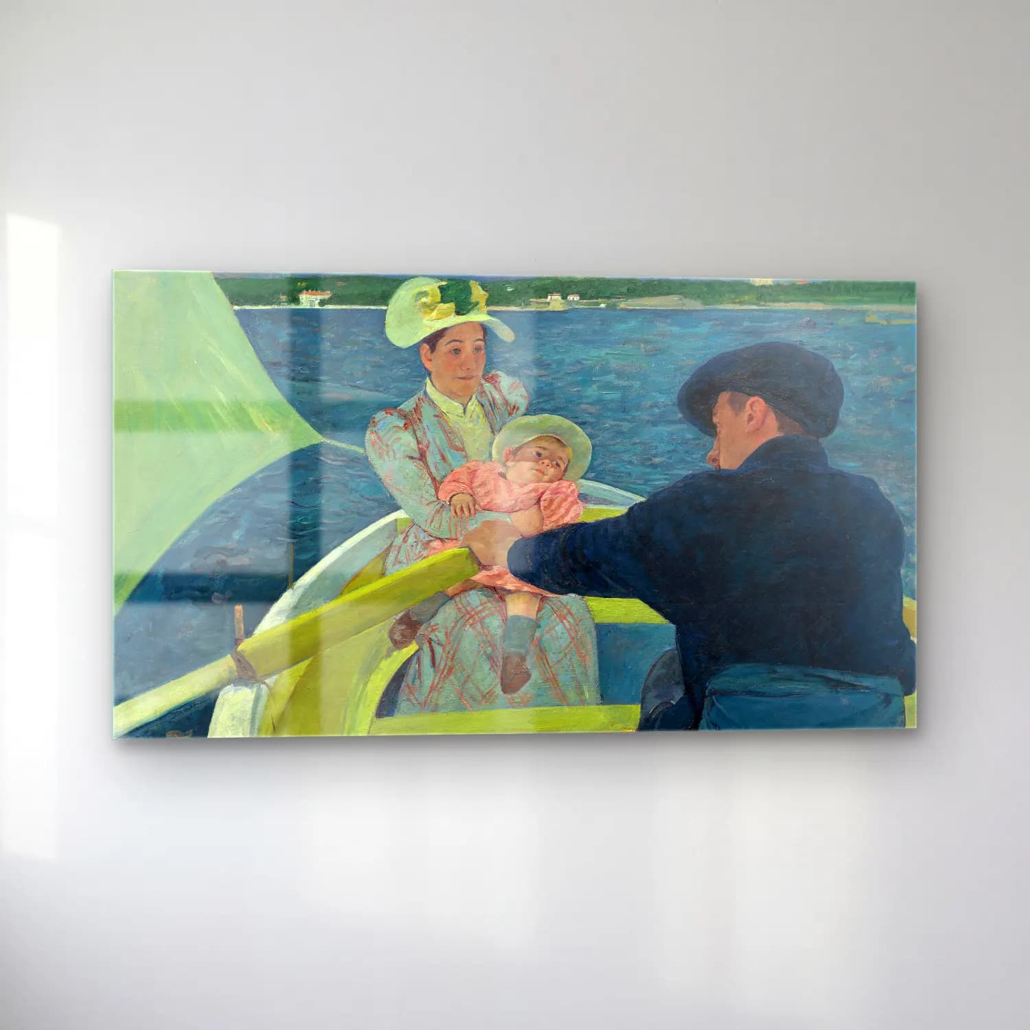 Mary Cassatt – Cassatt - The Boating Party cam tablo — sol açıdan görünüm