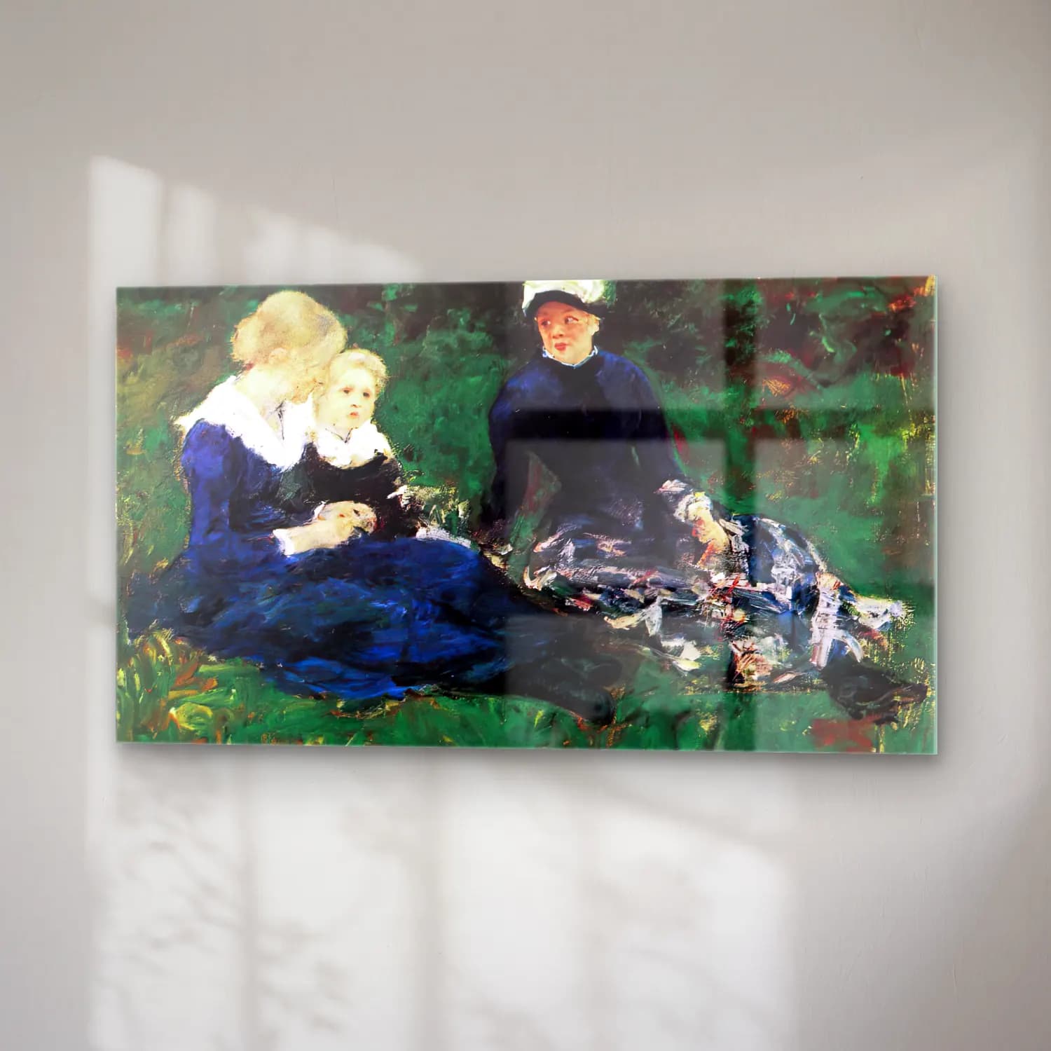Mary Cassatt – Cassatt, Mary - On the Meadow cam tablo — sağ açıdan görünüm