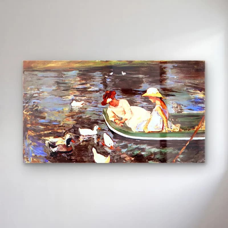 Mary Cassatt – Cassatt, Mary - Summertime cam tablo — Mary Cassatt – Cassatt, Mary - Summertime — empresyonist ördekler