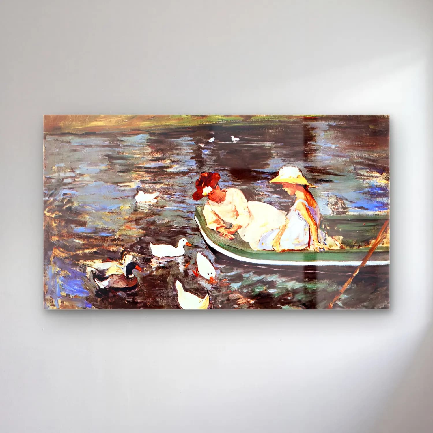 Mary Cassatt – Cassatt, Mary - Summertime cam tablo — Mary Cassatt – Cassatt, Mary - Summertime — empresyonist ördekler