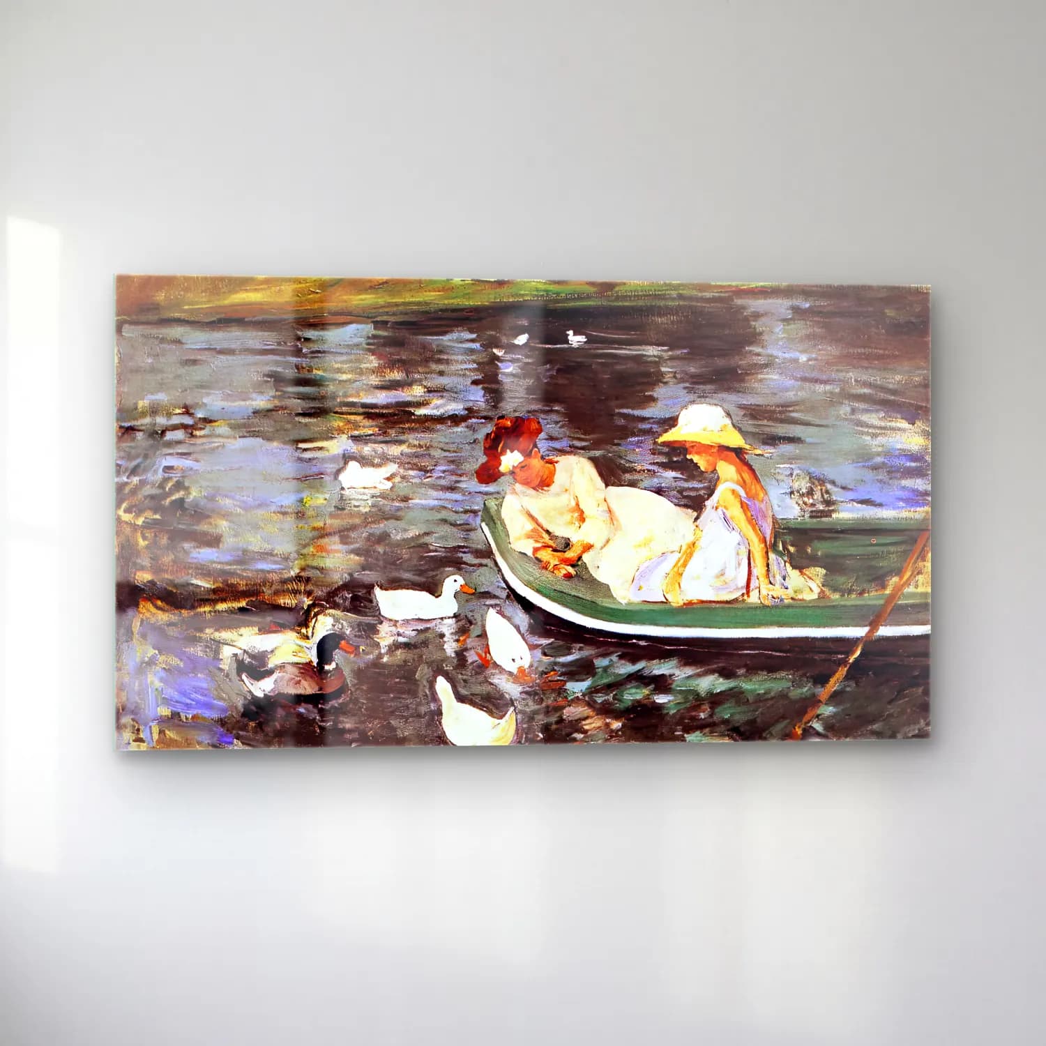 Mary Cassatt – Cassatt, Mary - Summertime cam tablo — sol açıdan görünüm