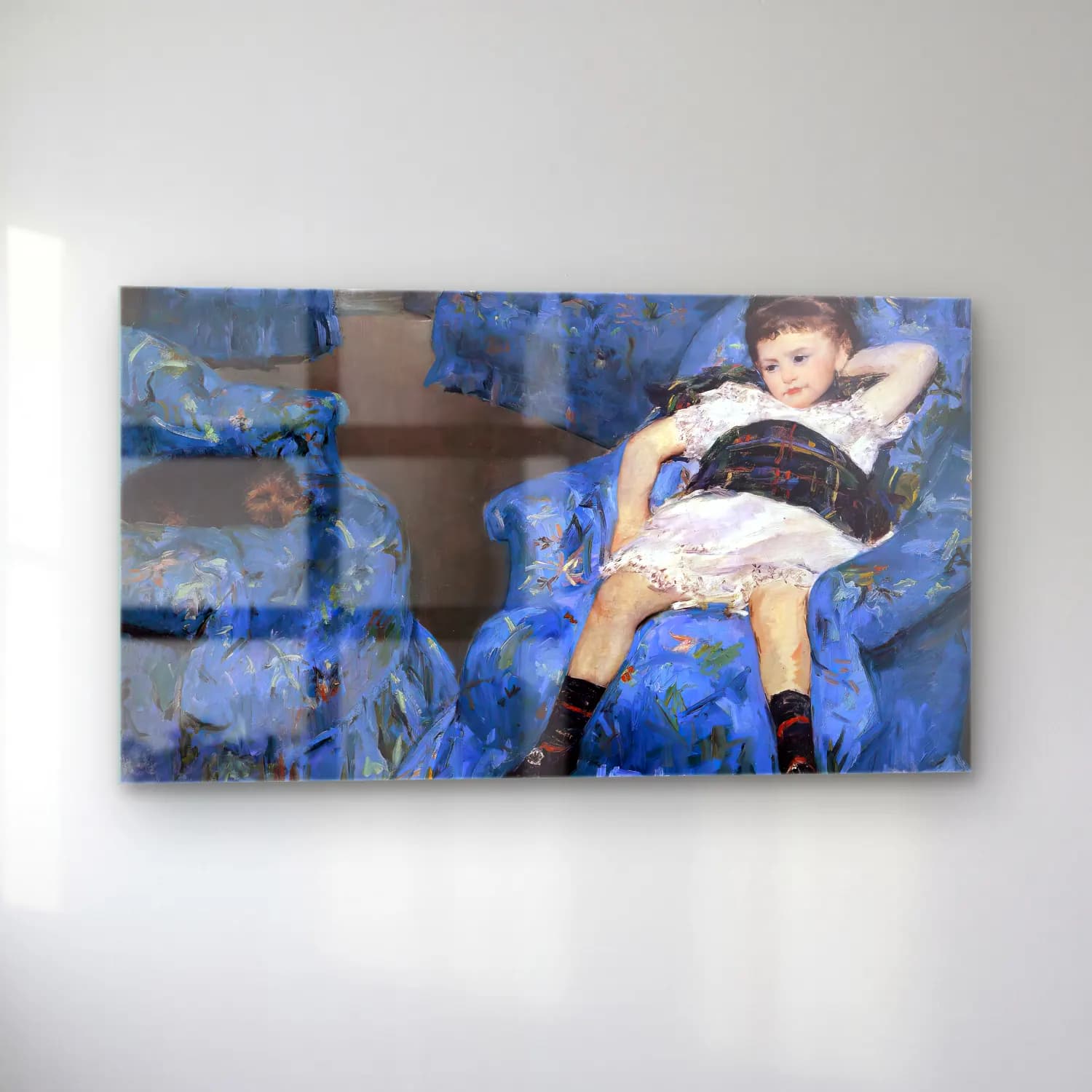 Mary Cassatt – Cassatt, Mary - The Blue Room cam tablo — sol açıdan görünüm