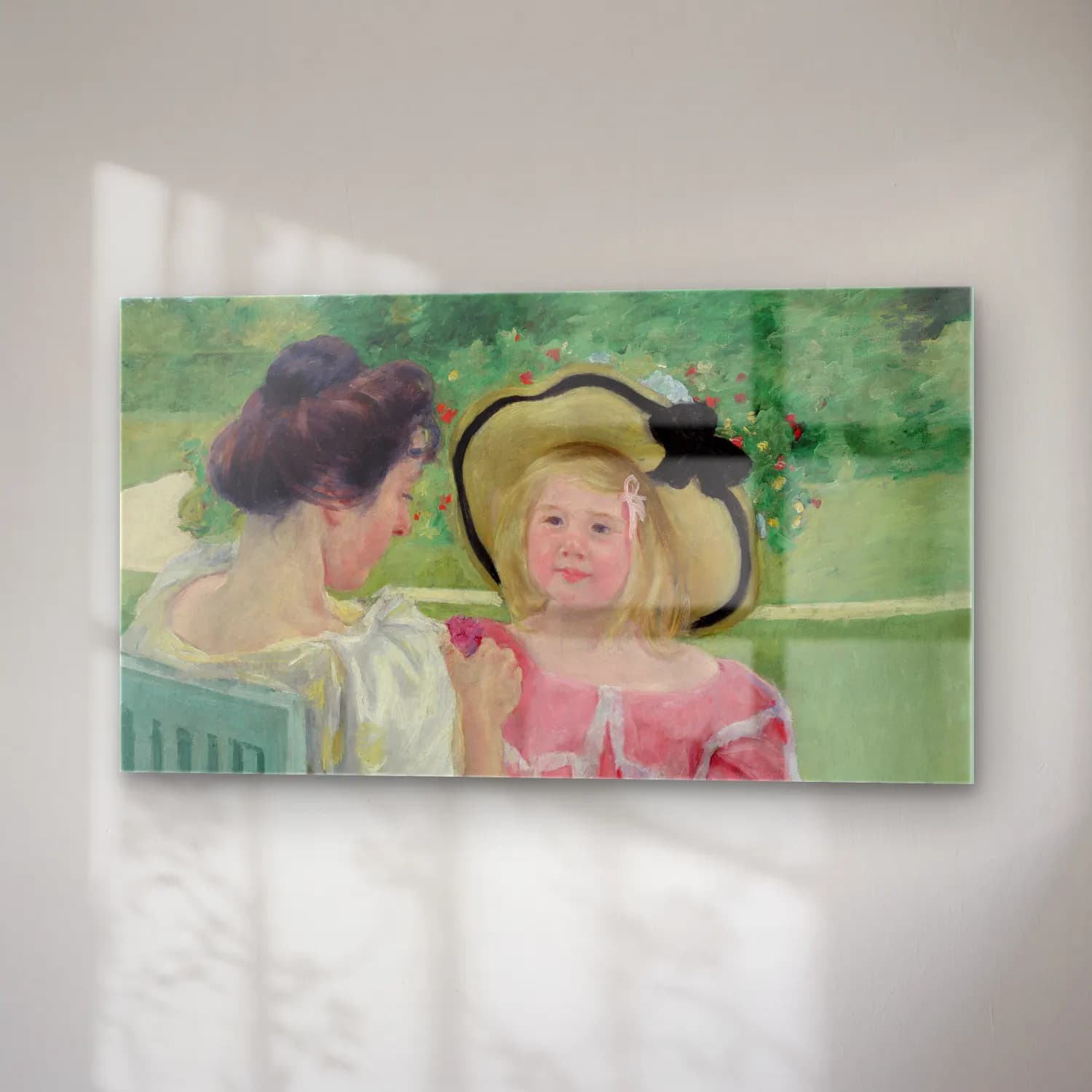 Mary Cassatt – Mary Cassatt - In the Garden cam tablo — sağ açıdan görünüm