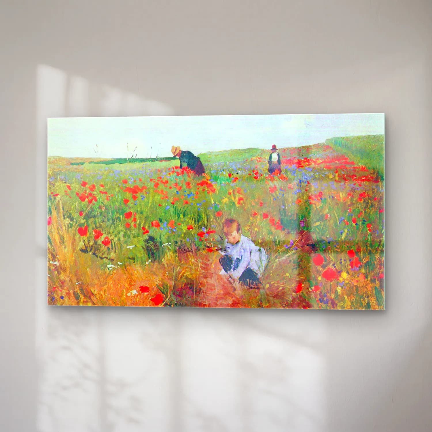 Mary Cassatt – Poppy in the field cam tablo — sağ açıdan görünüm