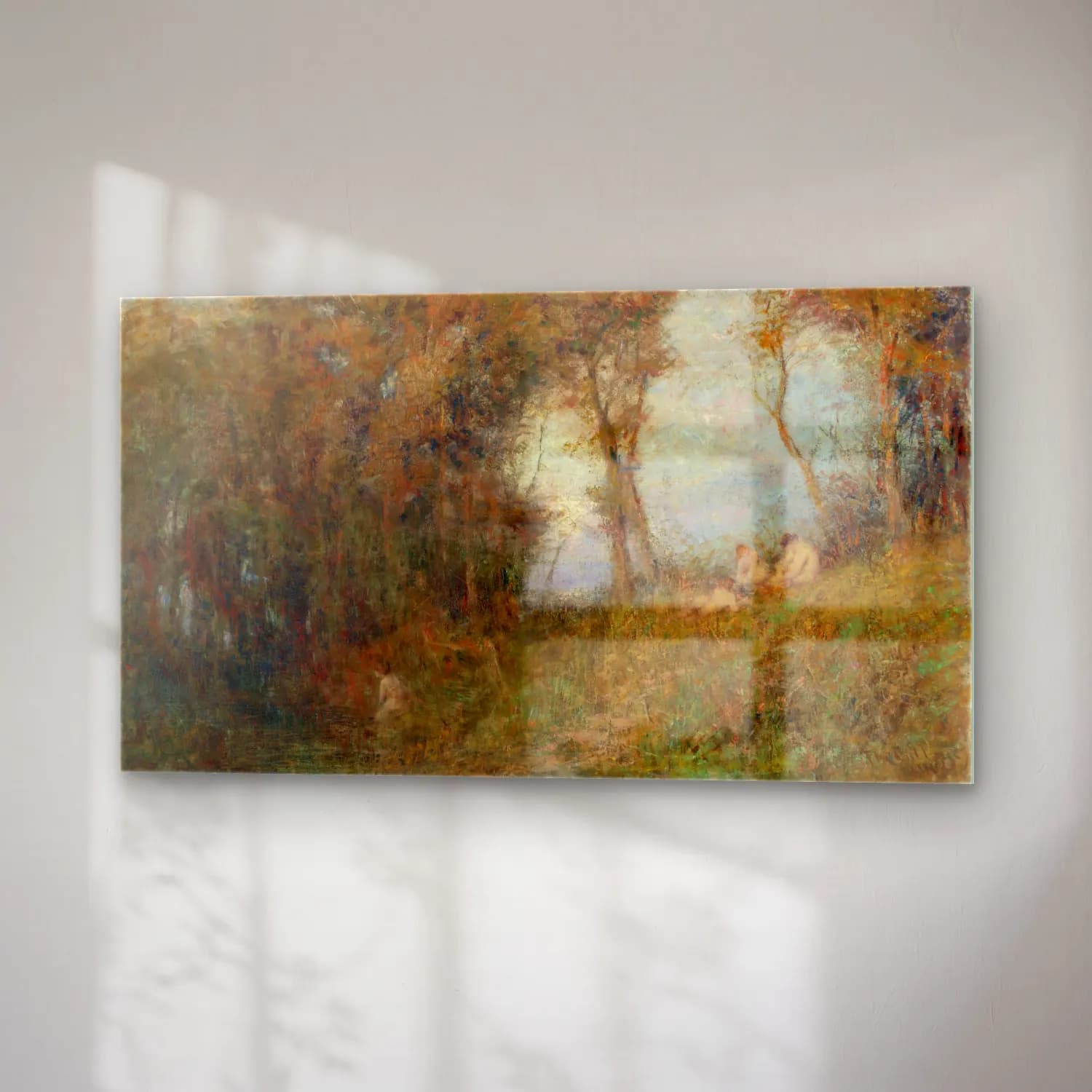 Frederick Mccubbin – Afterglow cam tablo — sağ açıdan görünüm