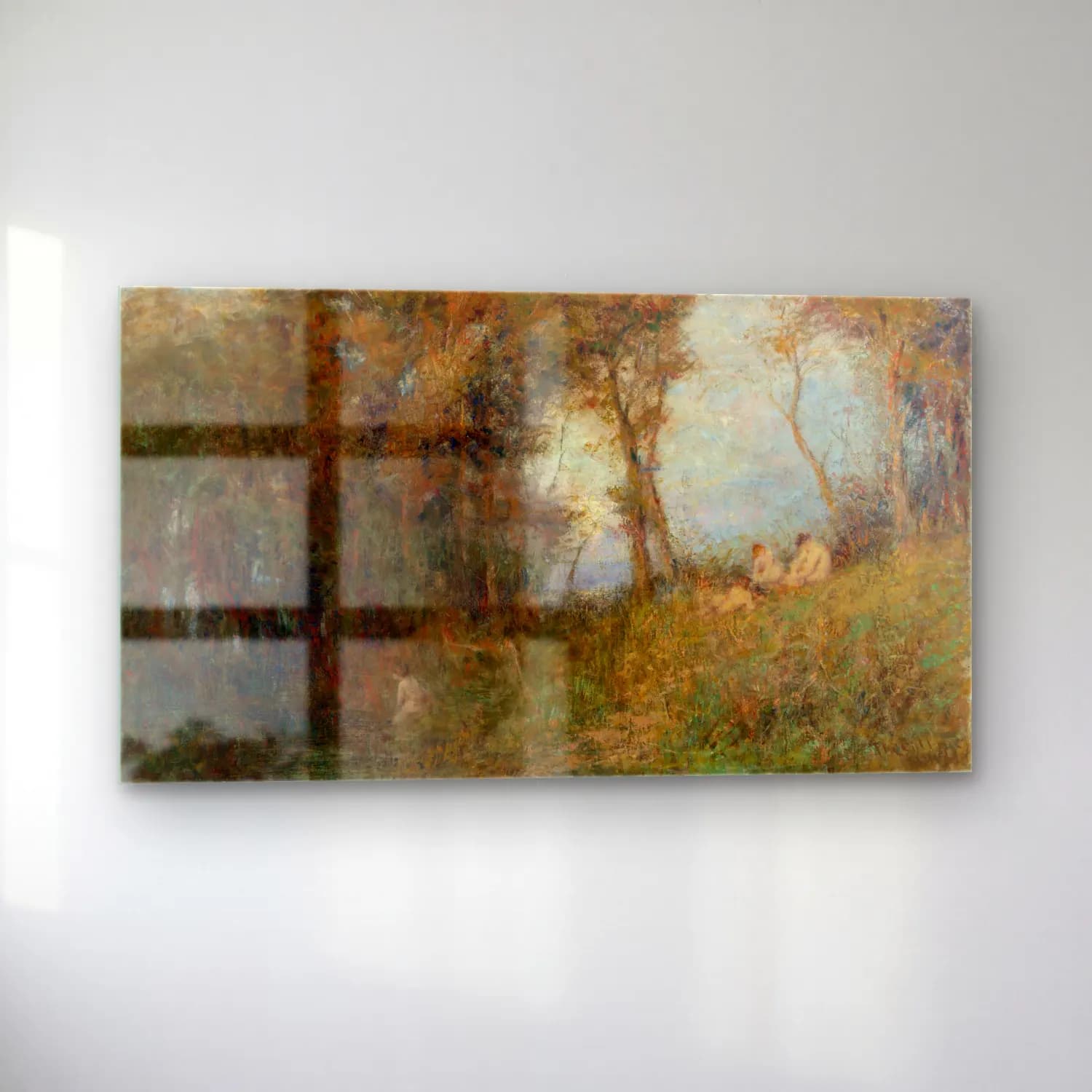Frederick Mccubbin – Afterglow cam tablo — sol açıdan görünüm