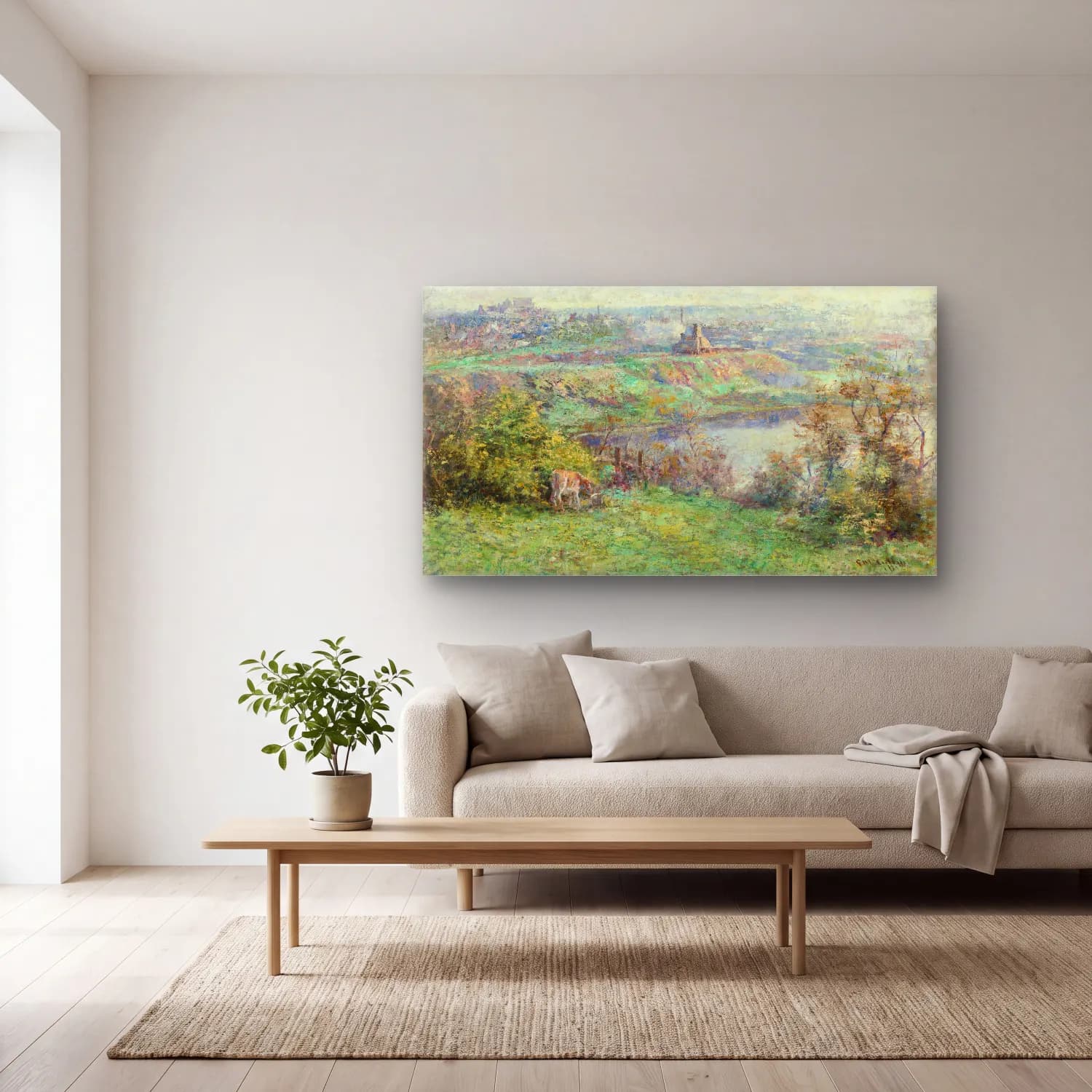 Frederick Mccubbin – Coming of Spring cam tablo — açık renk salonda