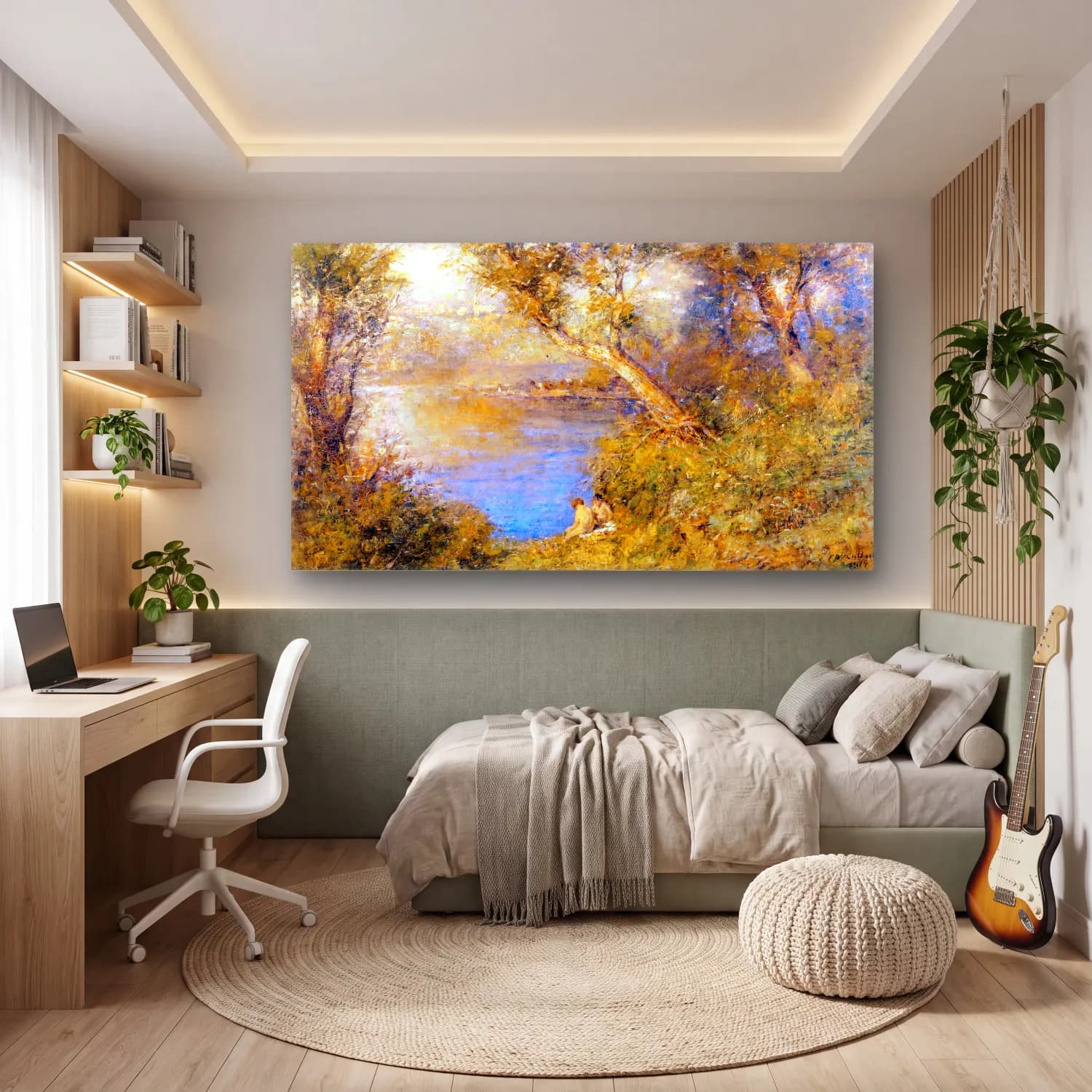 Frederick Mccubbin – Golden Sunlight cam tablo — genç odasında