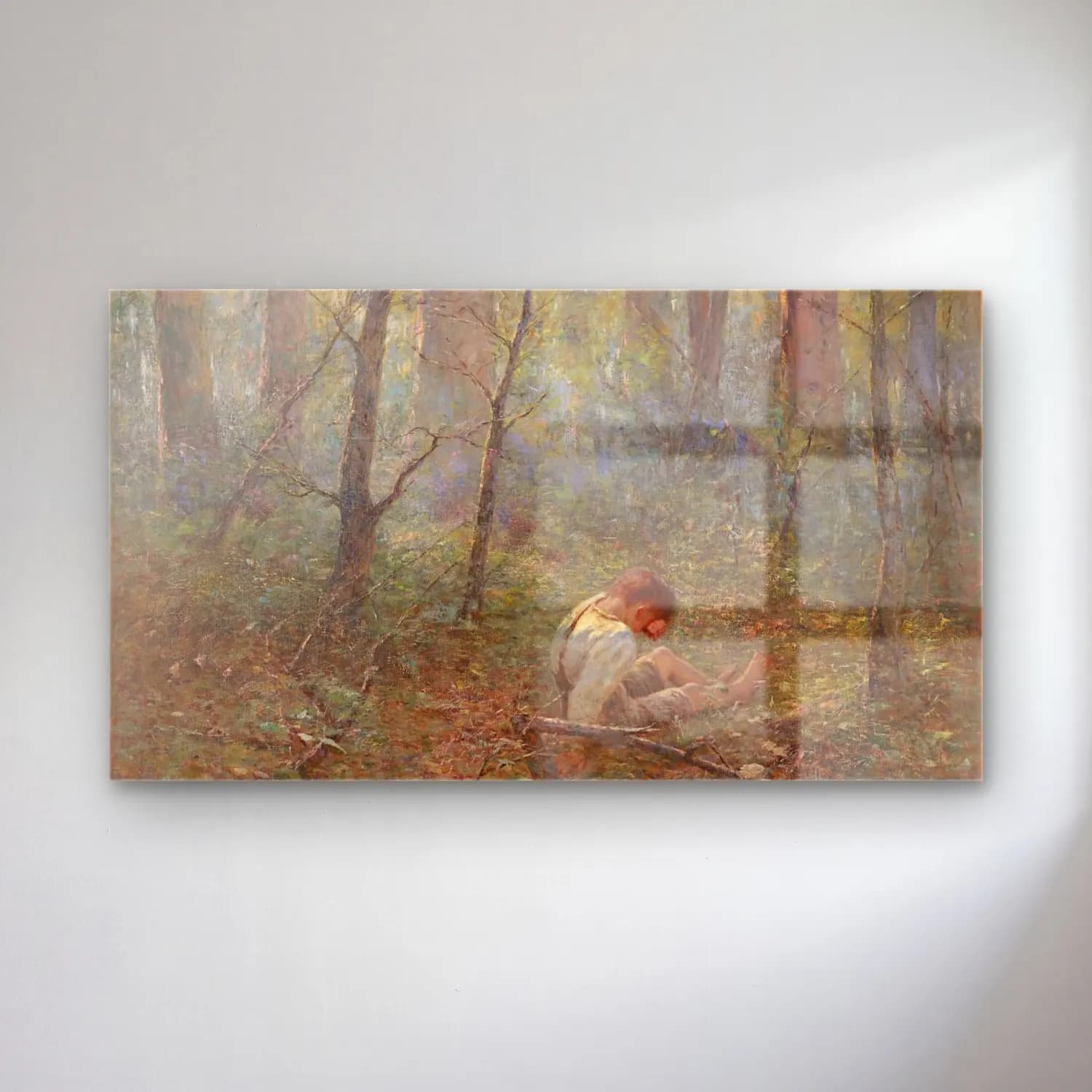 Frederick Mccubbin – Lost In The Bush cam tablo — Frederick Mccubbin – Lost In The Bush — empresyonist figür çalışması