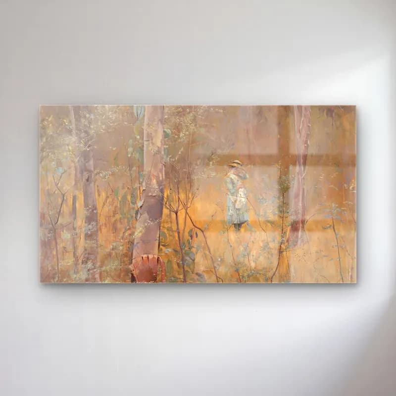 Frederick Mccubbin – Lost cam tablo — Frederick Mccubbin – Lost — empresyonist anne ve çocuk