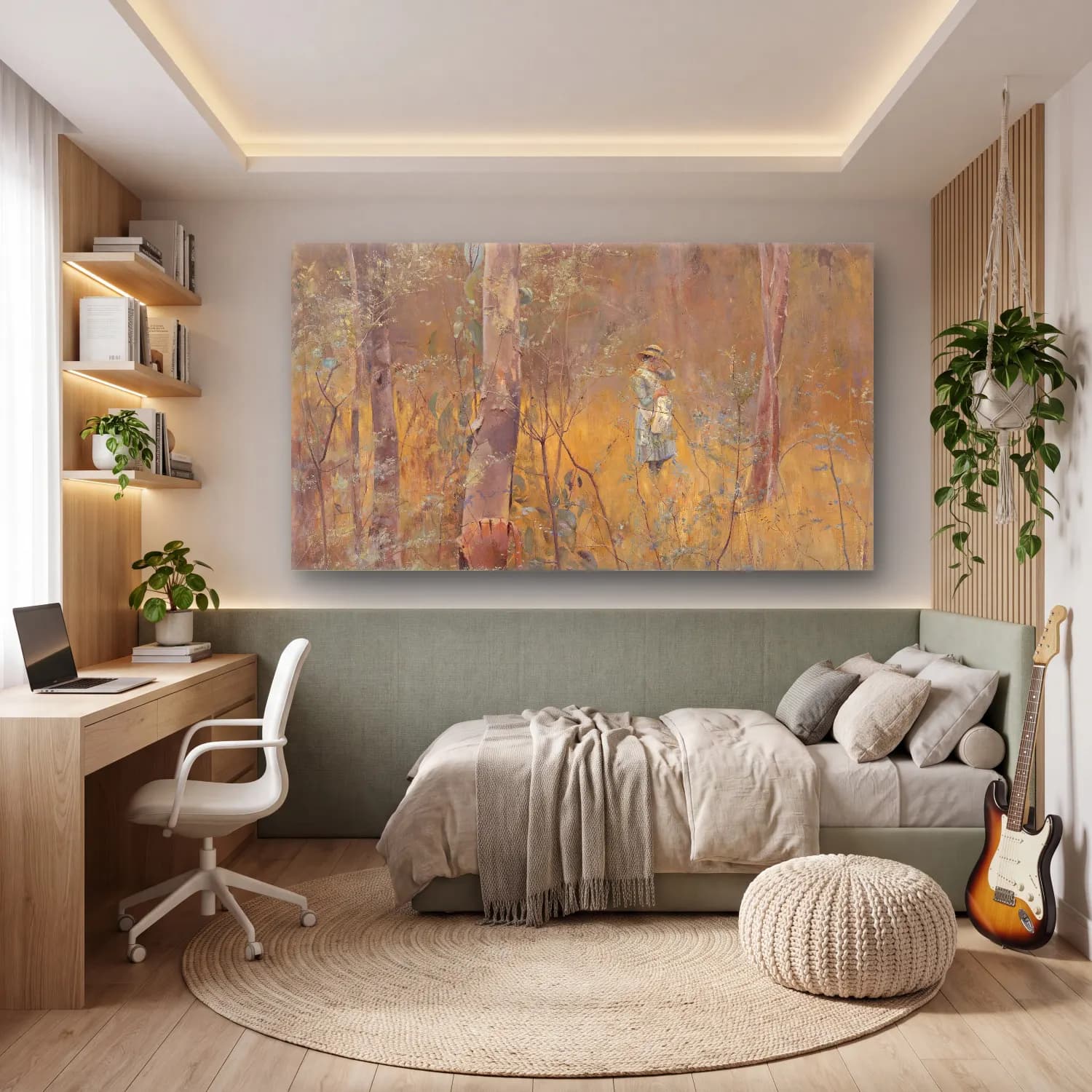 Frederick Mccubbin – Lost cam tablo — genç odasında