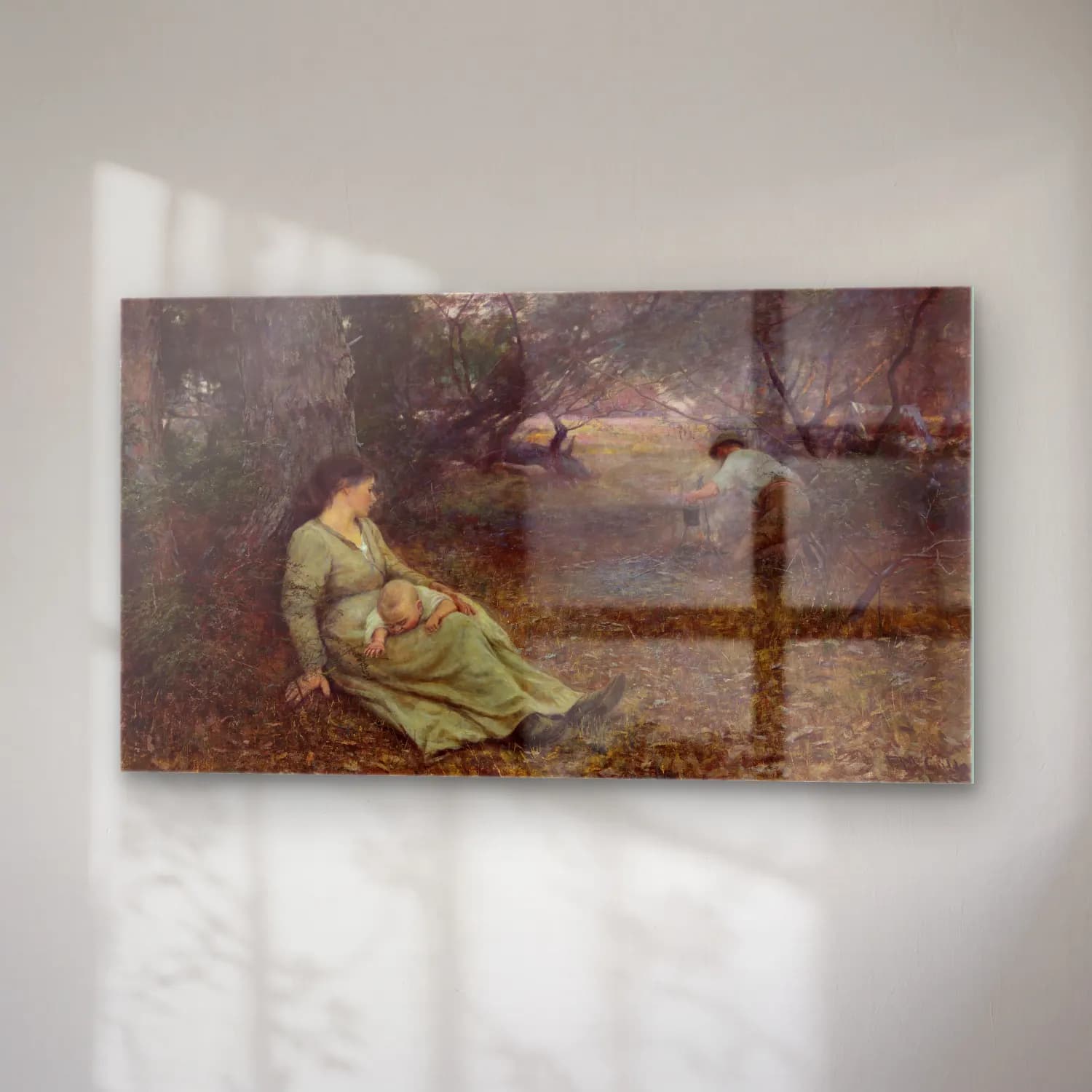 Frederick Mccubbin – On the Wallaby Track cam tablo — sağ açıdan görünüm