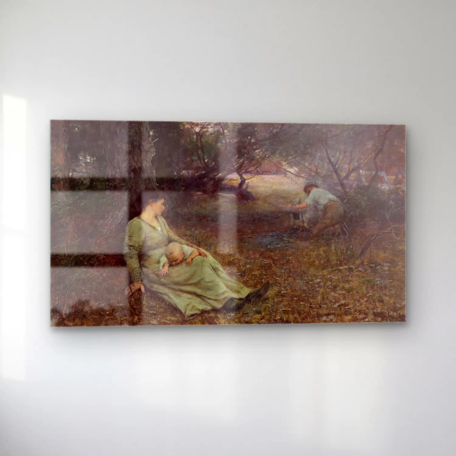 Frederick Mccubbin – On the Wallaby Track cam tablo — sol açıdan görünüm
