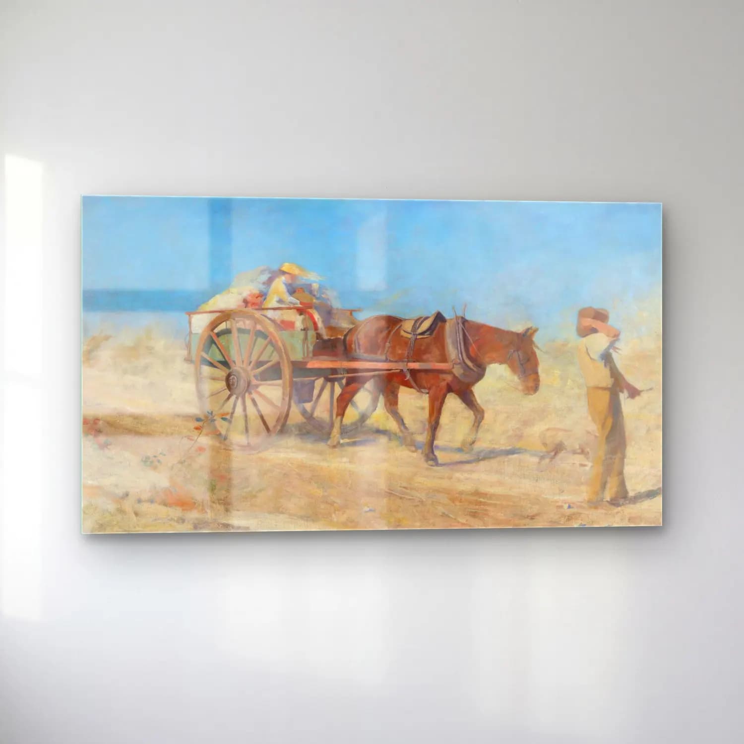 Frederick Mccubbin – The North Wind cam tablo — sol açıdan görünüm