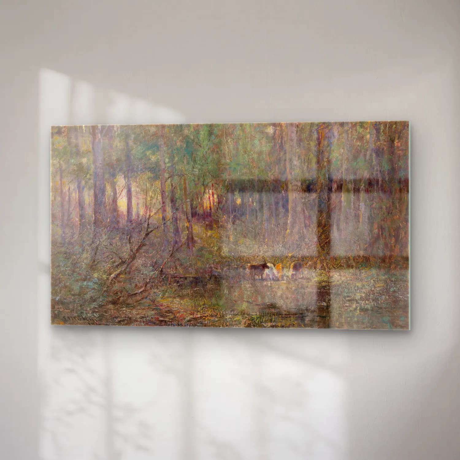 Frederick Mccubbin – Violet and Gold cam tablo — sağ açıdan görünüm