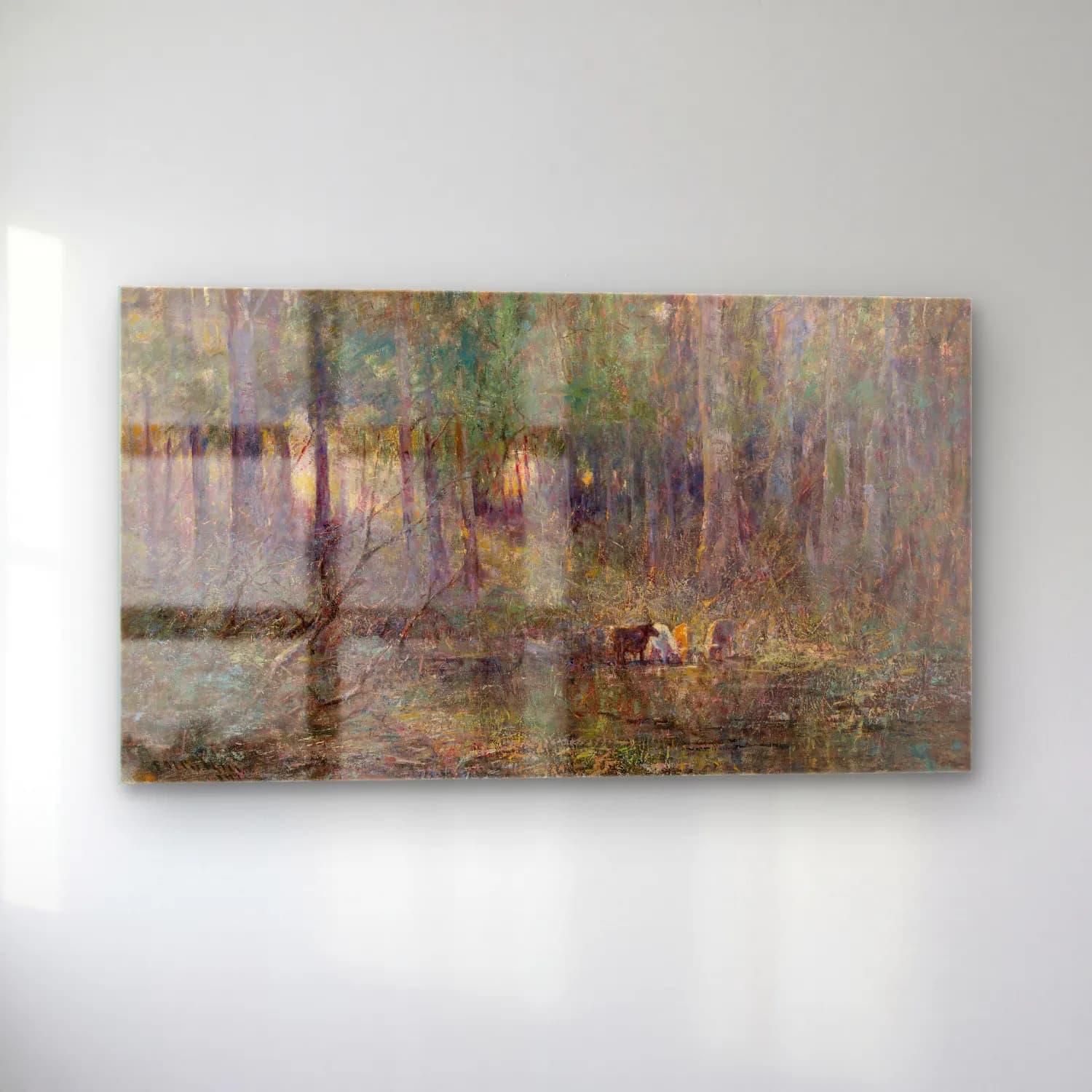 Frederick Mccubbin – Violet and Gold cam tablo — sol açıdan görünüm