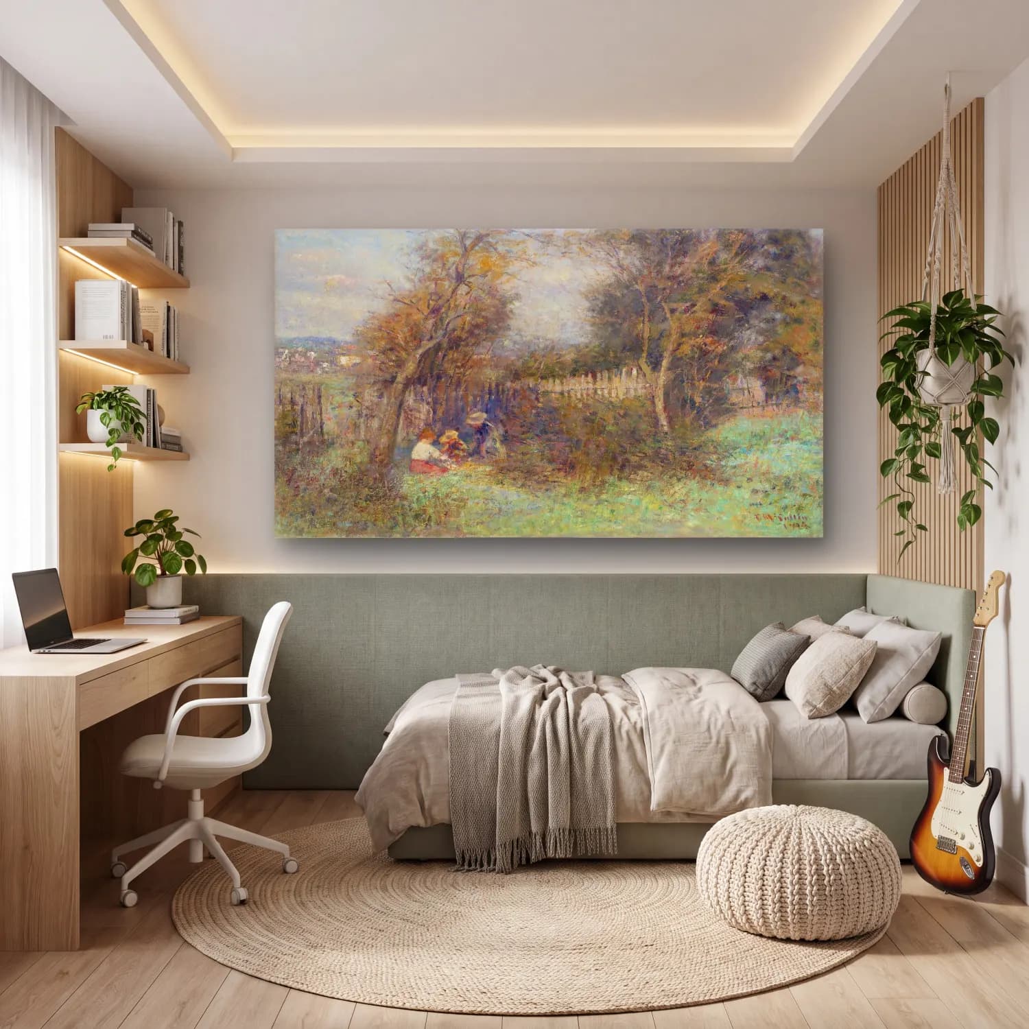 Frederick Mccubbin – Winter s Morning cam tablo — genç odasında